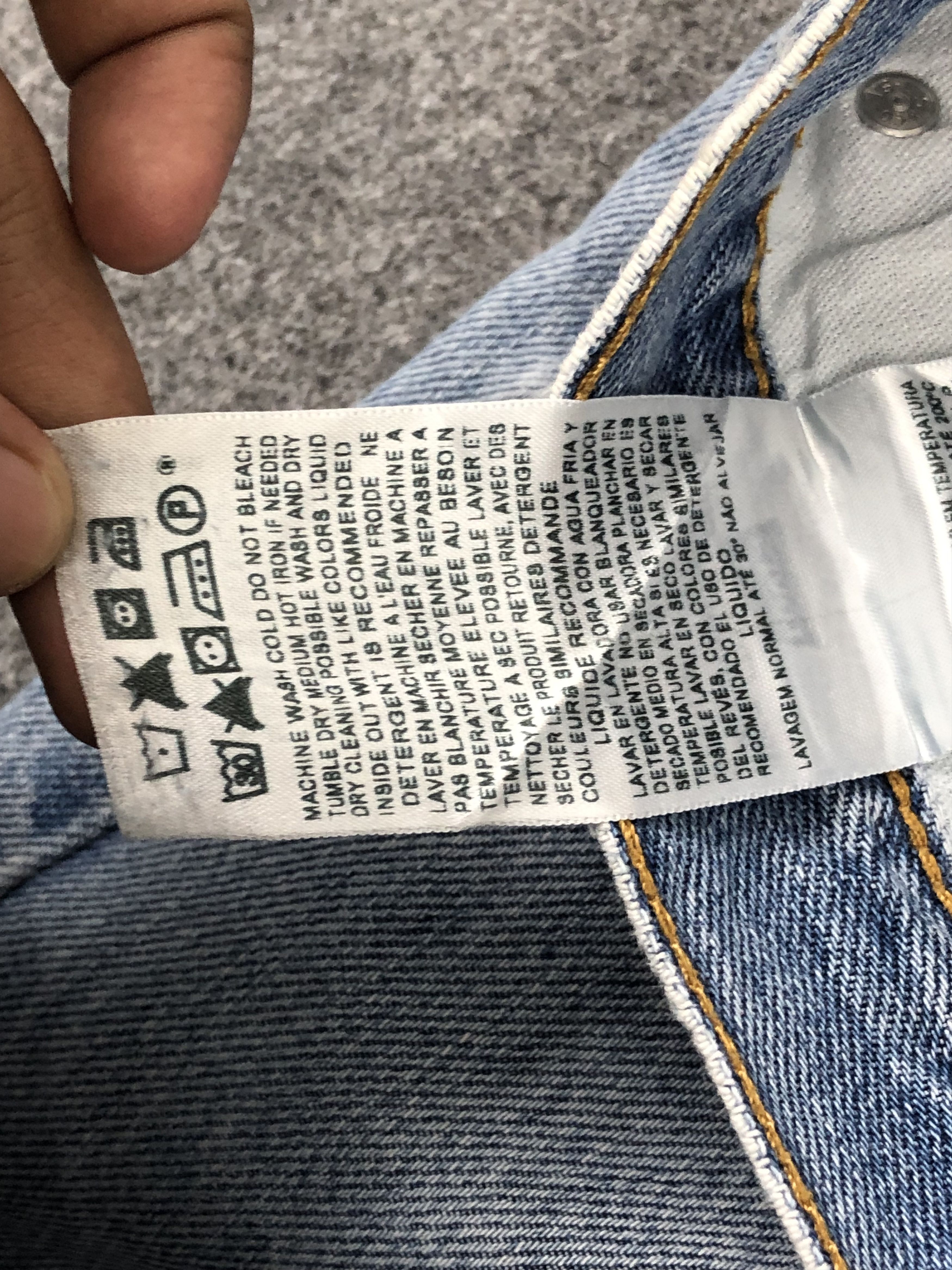 Levi's Vintage Levis 505 Light Wash Jeans DP1581 Size US 36 / EU 52 - 12 Thumbnail