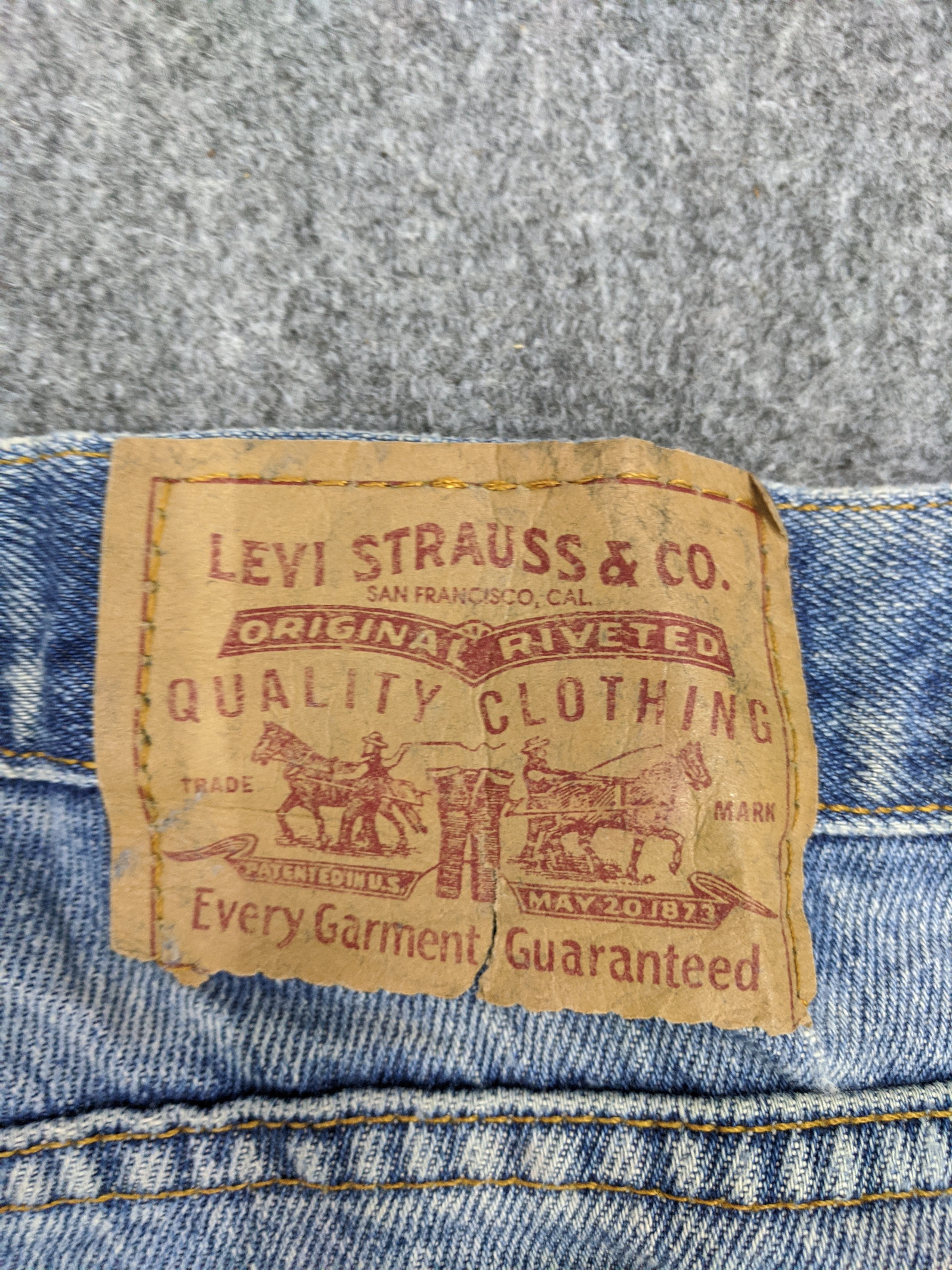 Levi's Vintage 90s Levis 550 Lightwash Jeans DP0844 Size US 35 - 5 Thumbnail