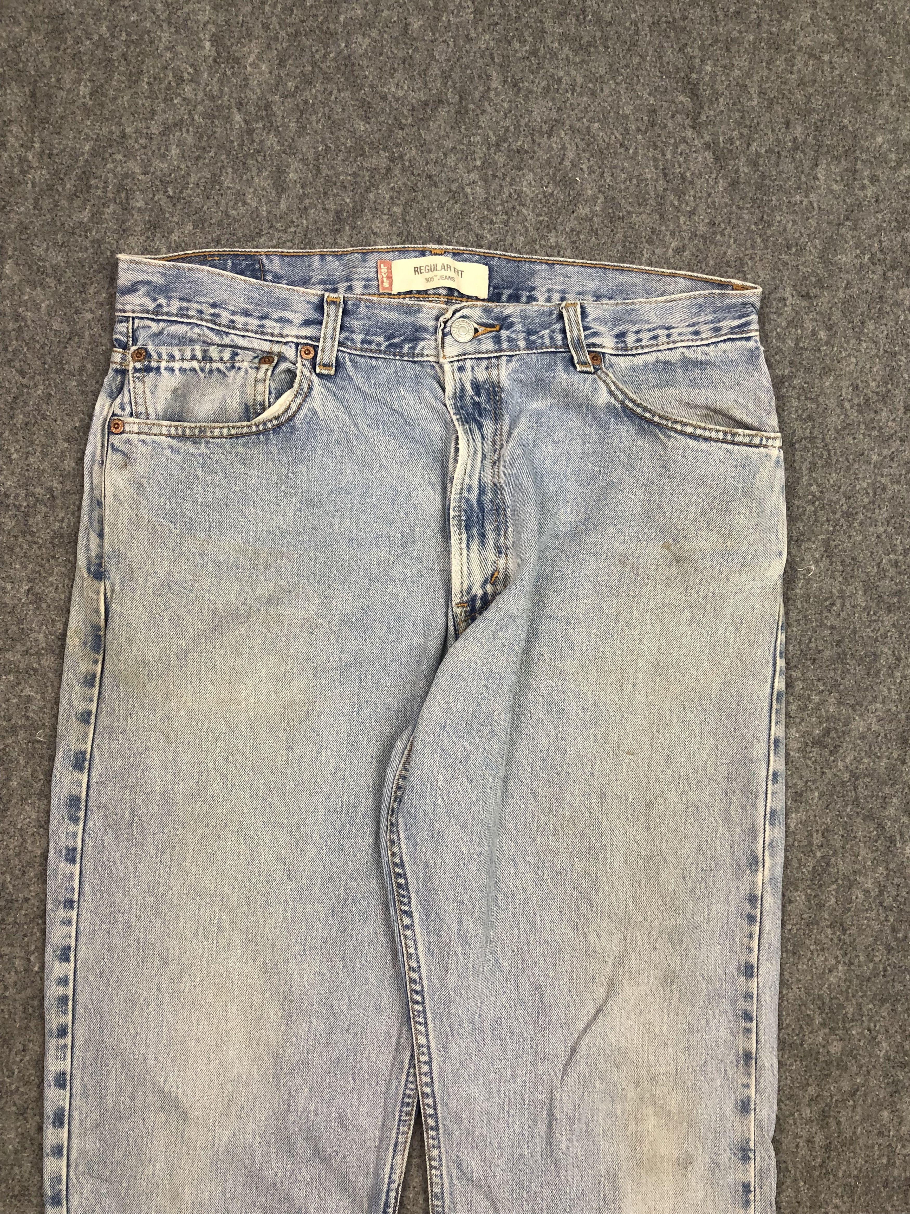 Levi's Vintage Levis 505 Acidwash Jeans DP0508 Size US 34 / EU 50 - 2 Thumbnail