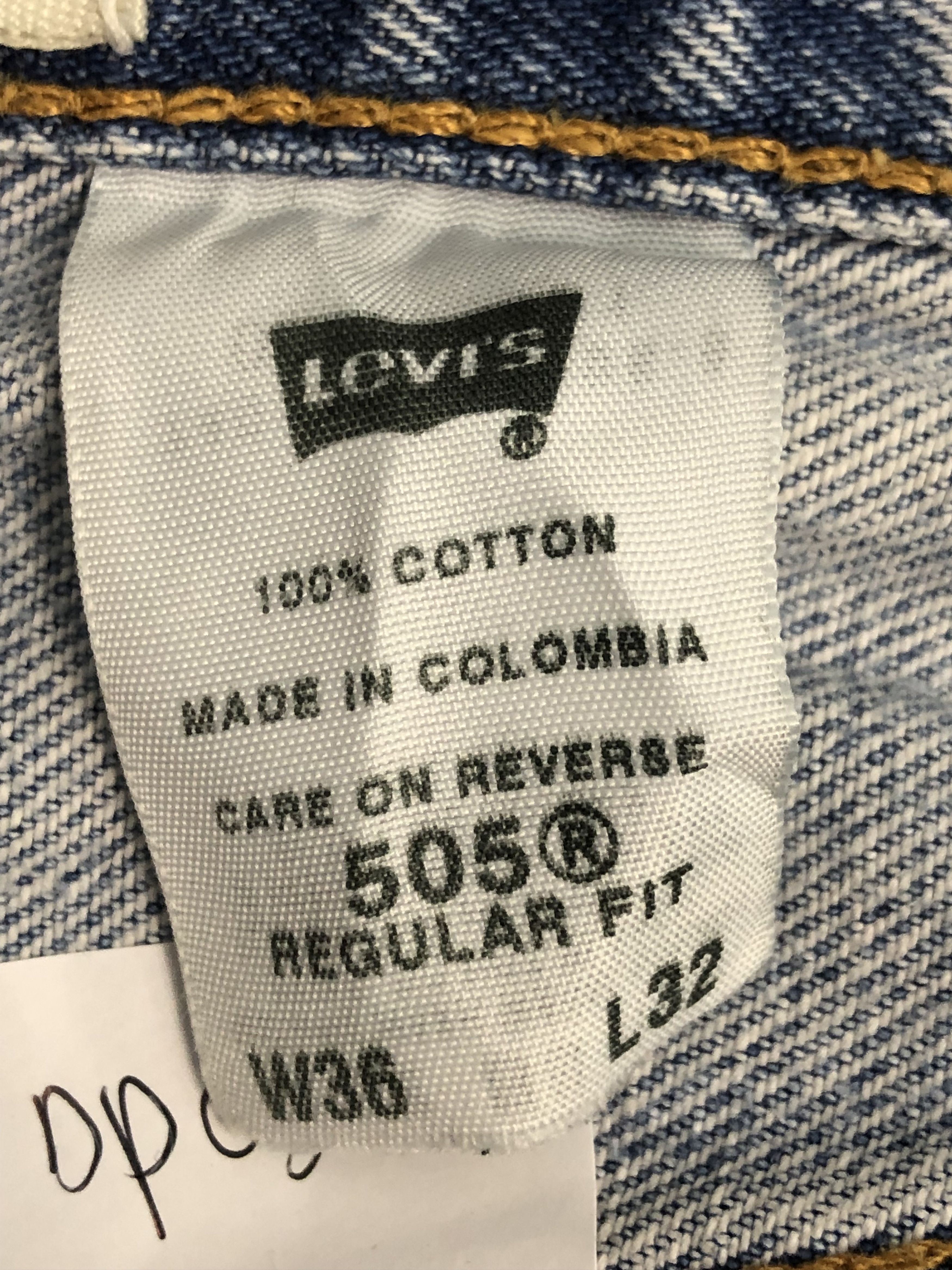 Levi's Vintage Levis 505 Acidwash Jeans DP0508 Size US 34 / EU 50 - 7 Thumbnail