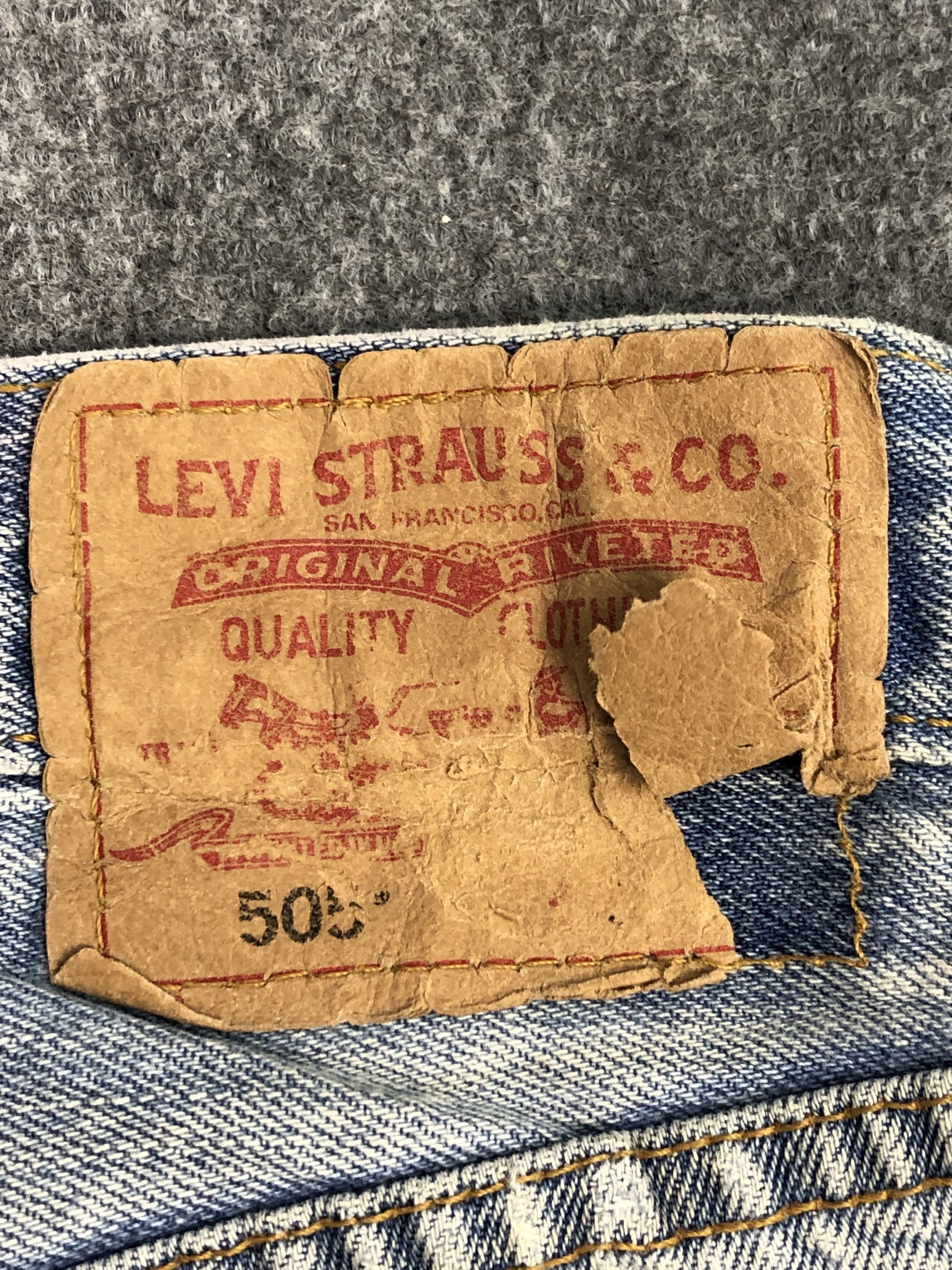 Levi's Vintage Levis 505 Acidwash Jeans DP0508 Size US 34 / EU 50 - 5 Thumbnail