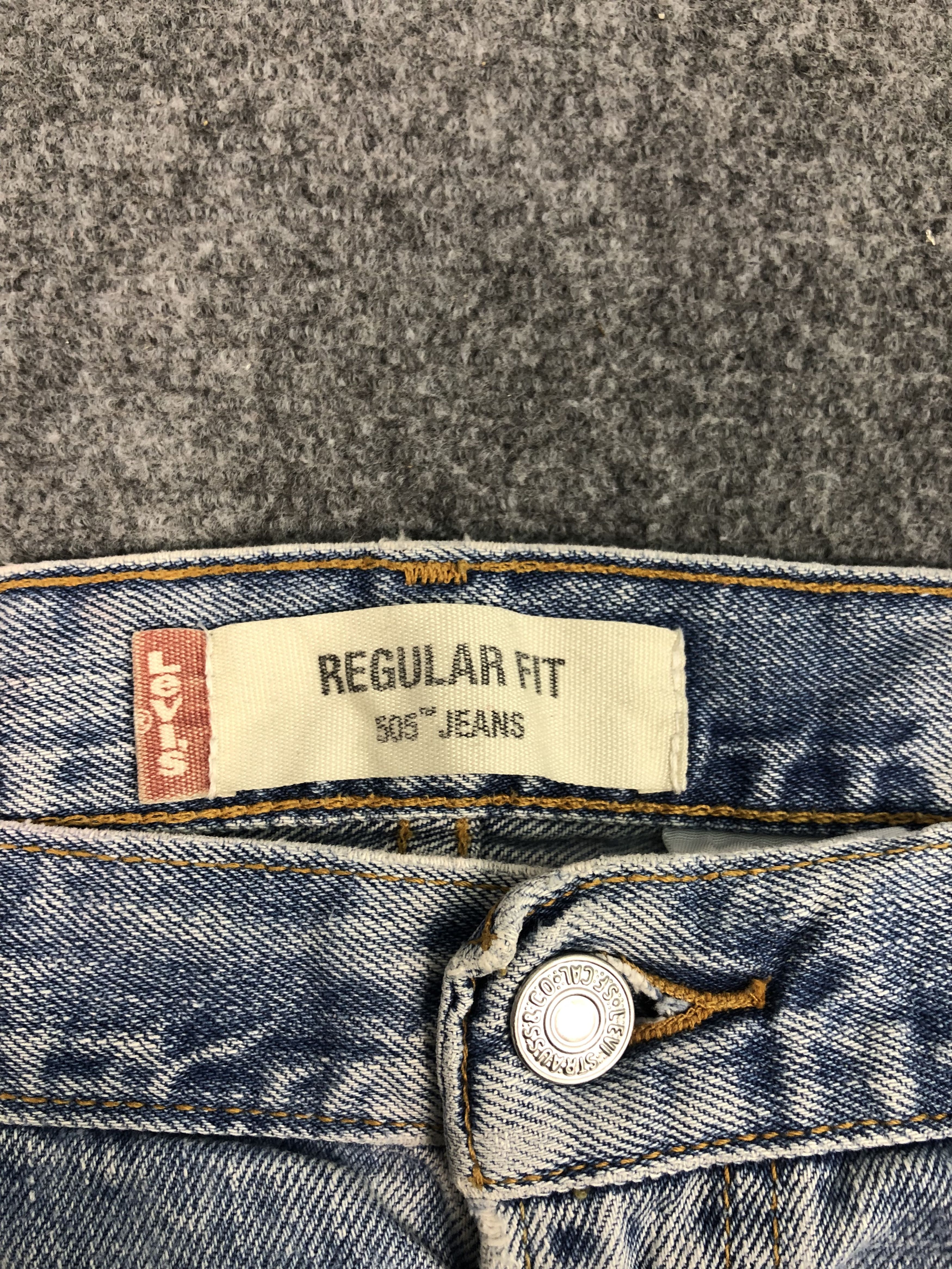 Levi's Vintage Levis 505 Acidwash Jeans DP0508 Size US 34 / EU 50 - 6 Thumbnail