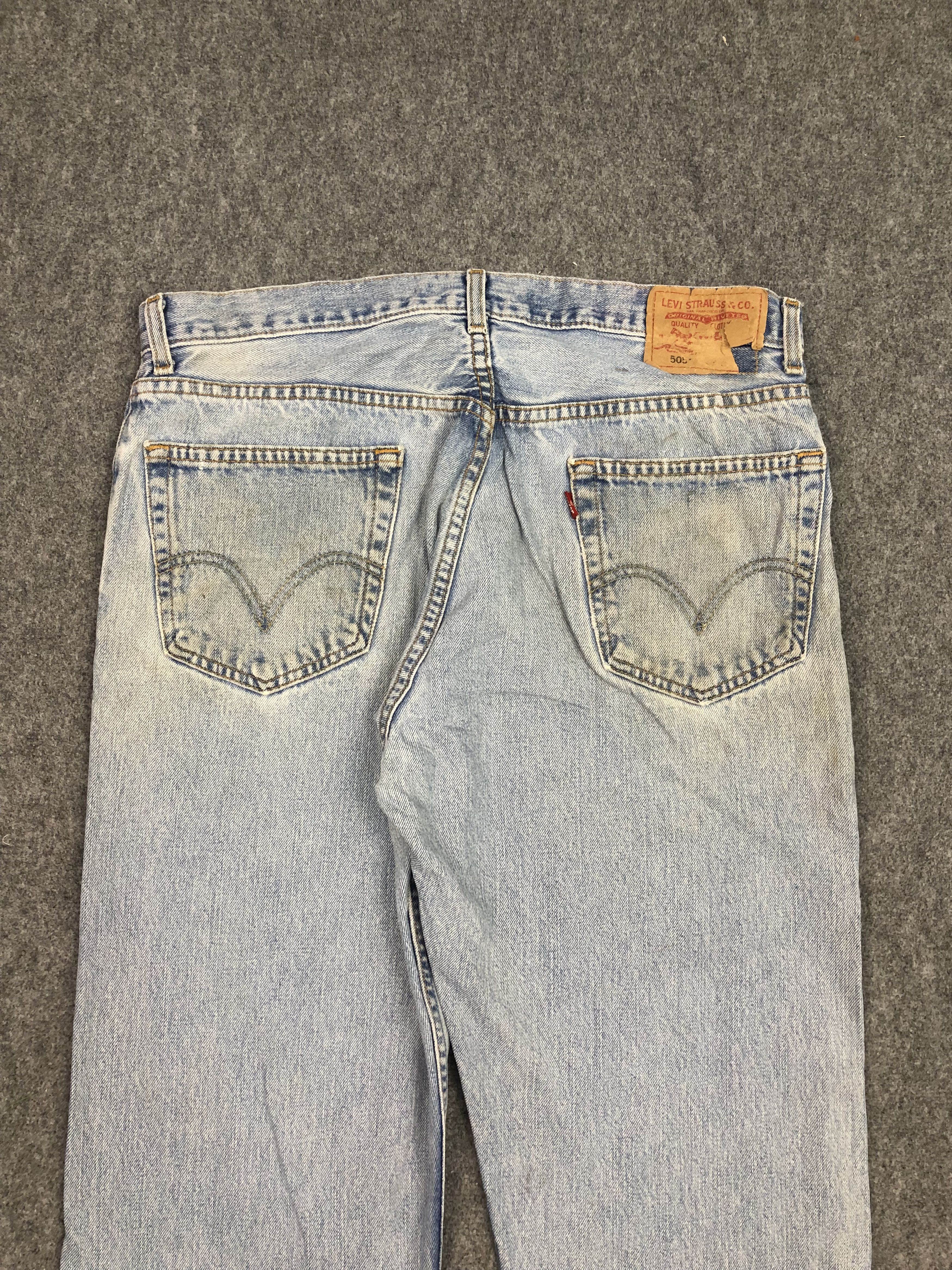 Levi's Vintage Levis 505 Acidwash Jeans DP0508 Size US 34 / EU 50 - 4 Thumbnail