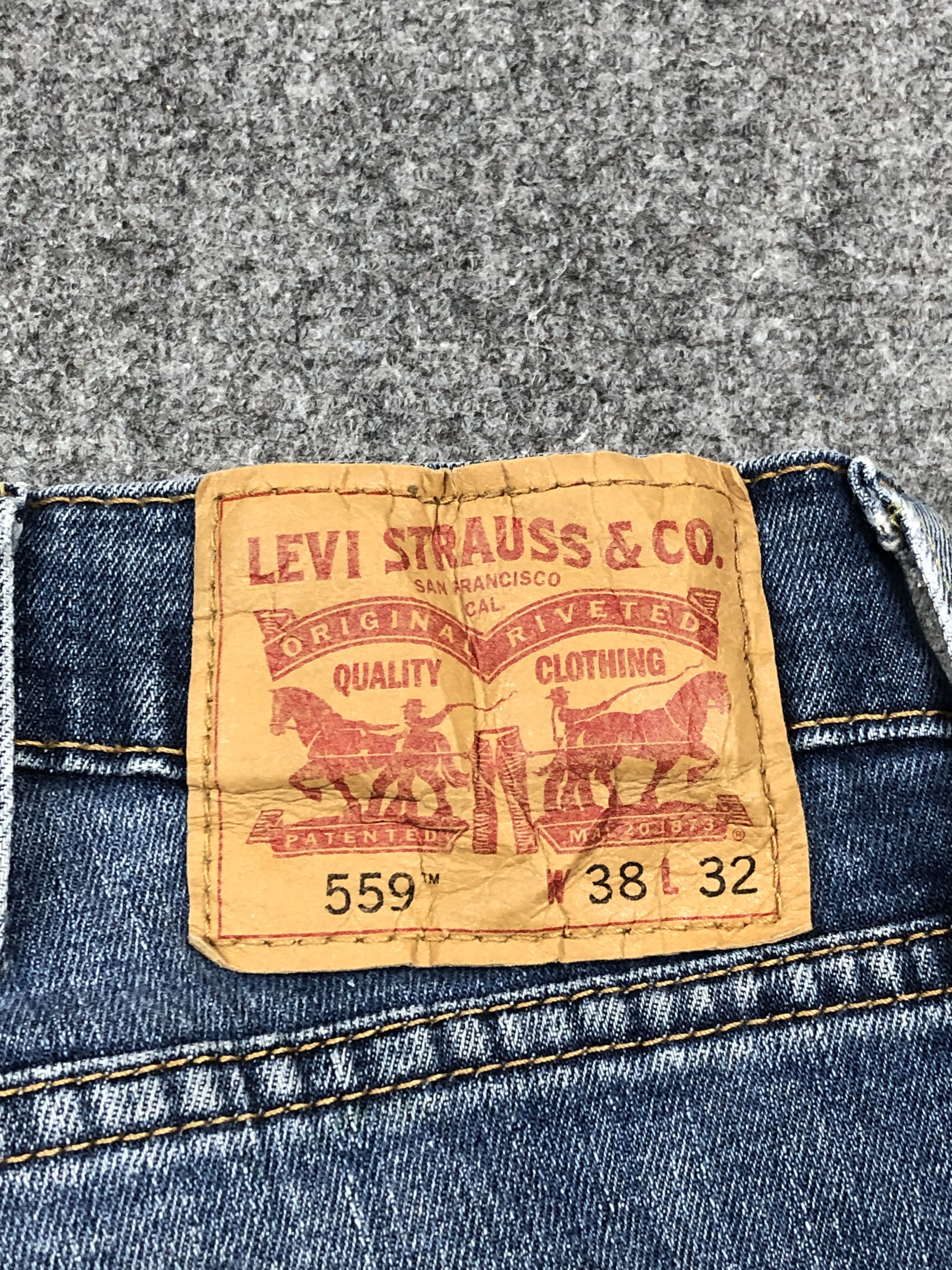 Levi's Vintage Levis 559 Denim DP1601 Size US 38 / EU 54 - 5 Thumbnail