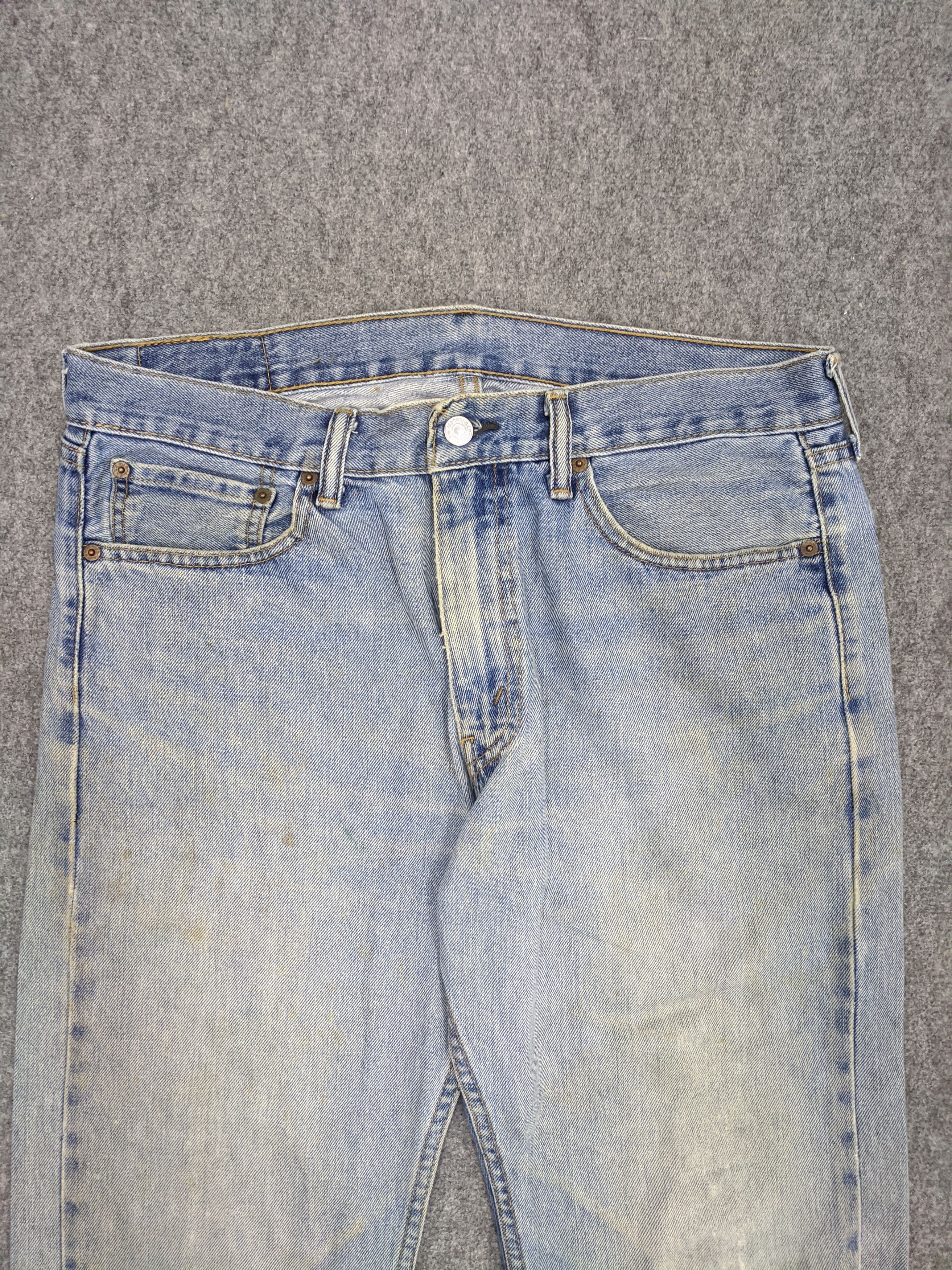 Levi's Vintage Levis 505 Light Wash Ripped Jeans DP0700 Size US 35 - 2 Thumbnail