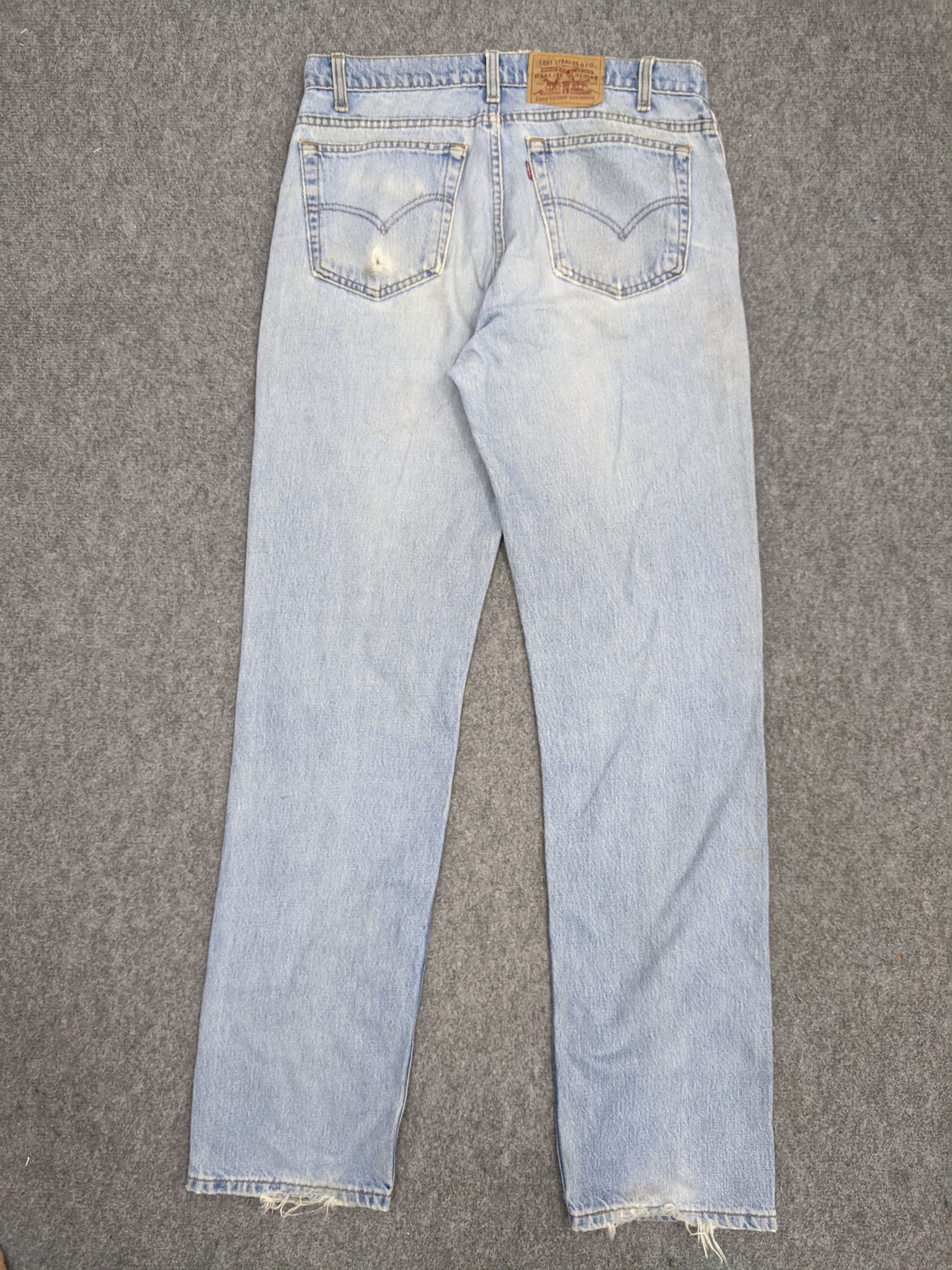 Levi's × Vintage Vintage 90s Levis 516 Distressed Jeans DP0716 Size US 34 / EU 50 - 3 Thumbnail