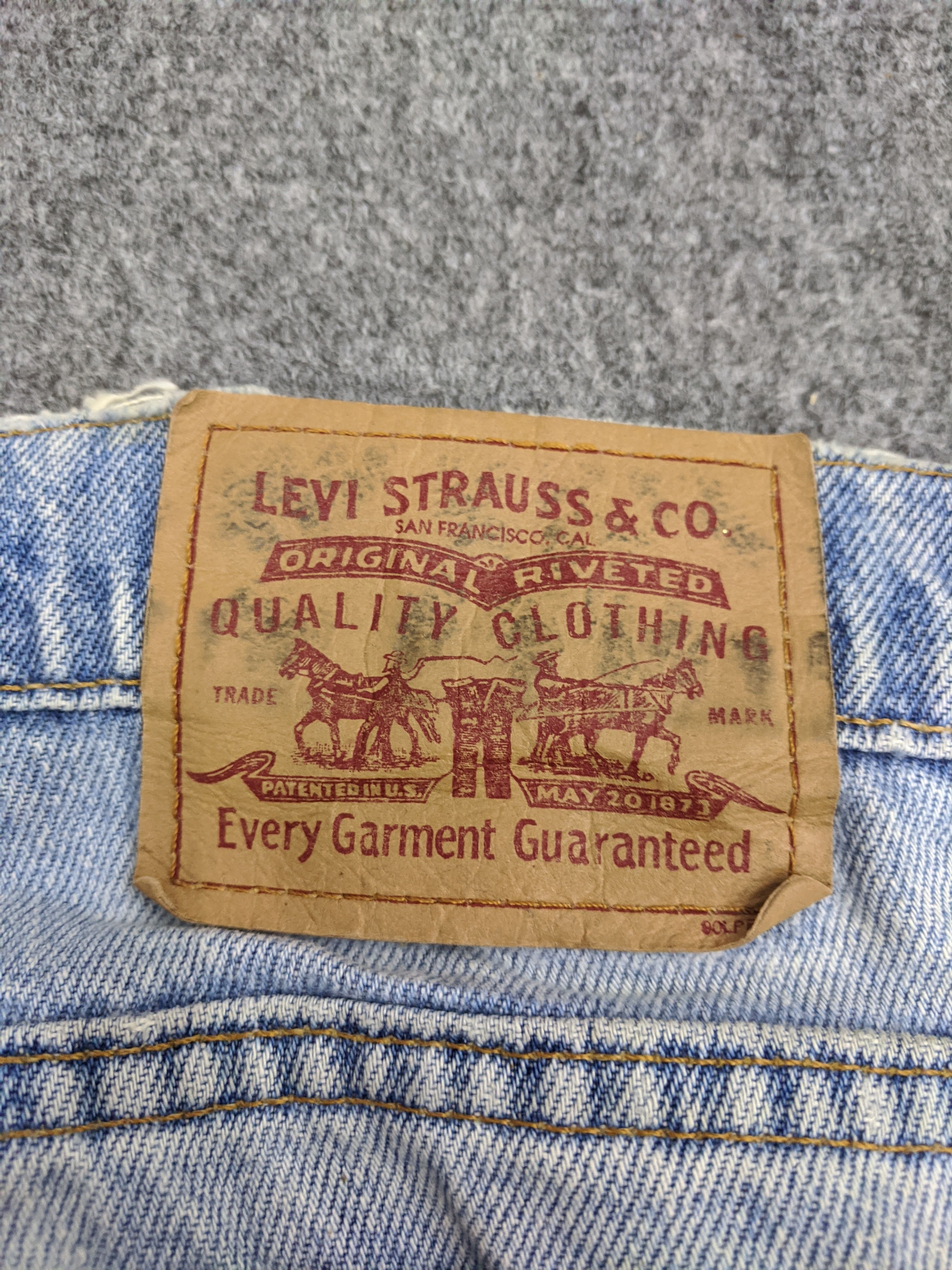 Levi's × Vintage Vintage 90s Levis 516 Distressed Jeans DP0716 Size US 34 / EU 50 - 5 Thumbnail