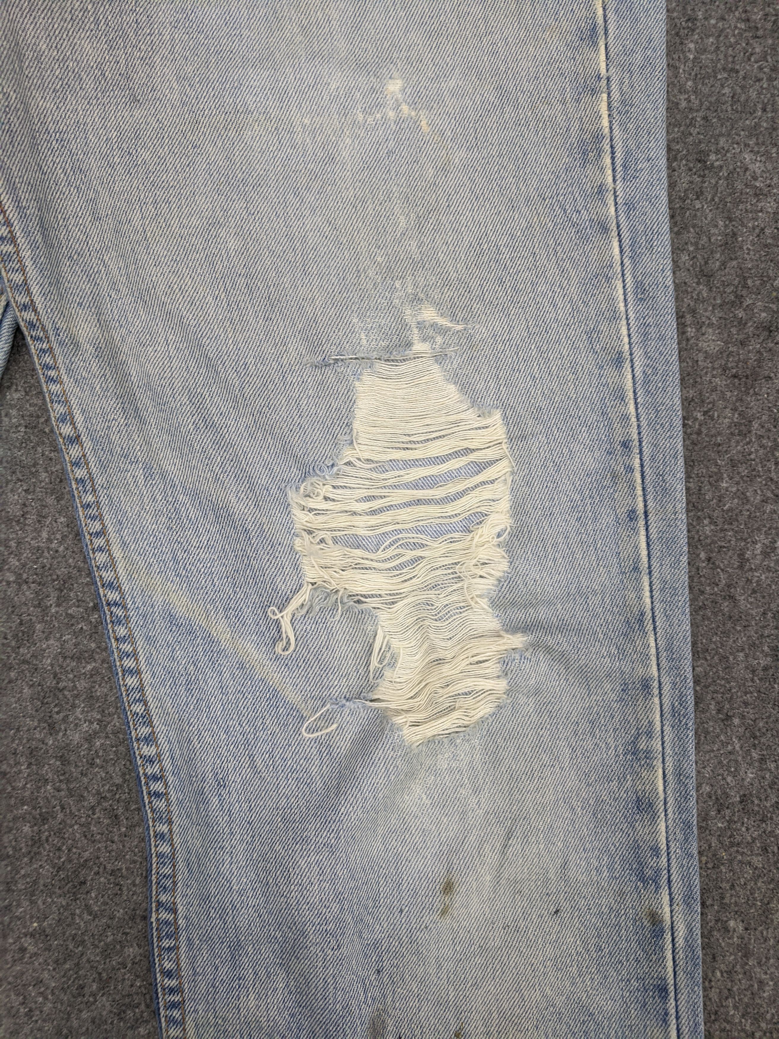 Levi's × Vintage Vintage 90s Levis 516 Distressed Jeans DP0716 Size US 34 / EU 50 - 8 Thumbnail