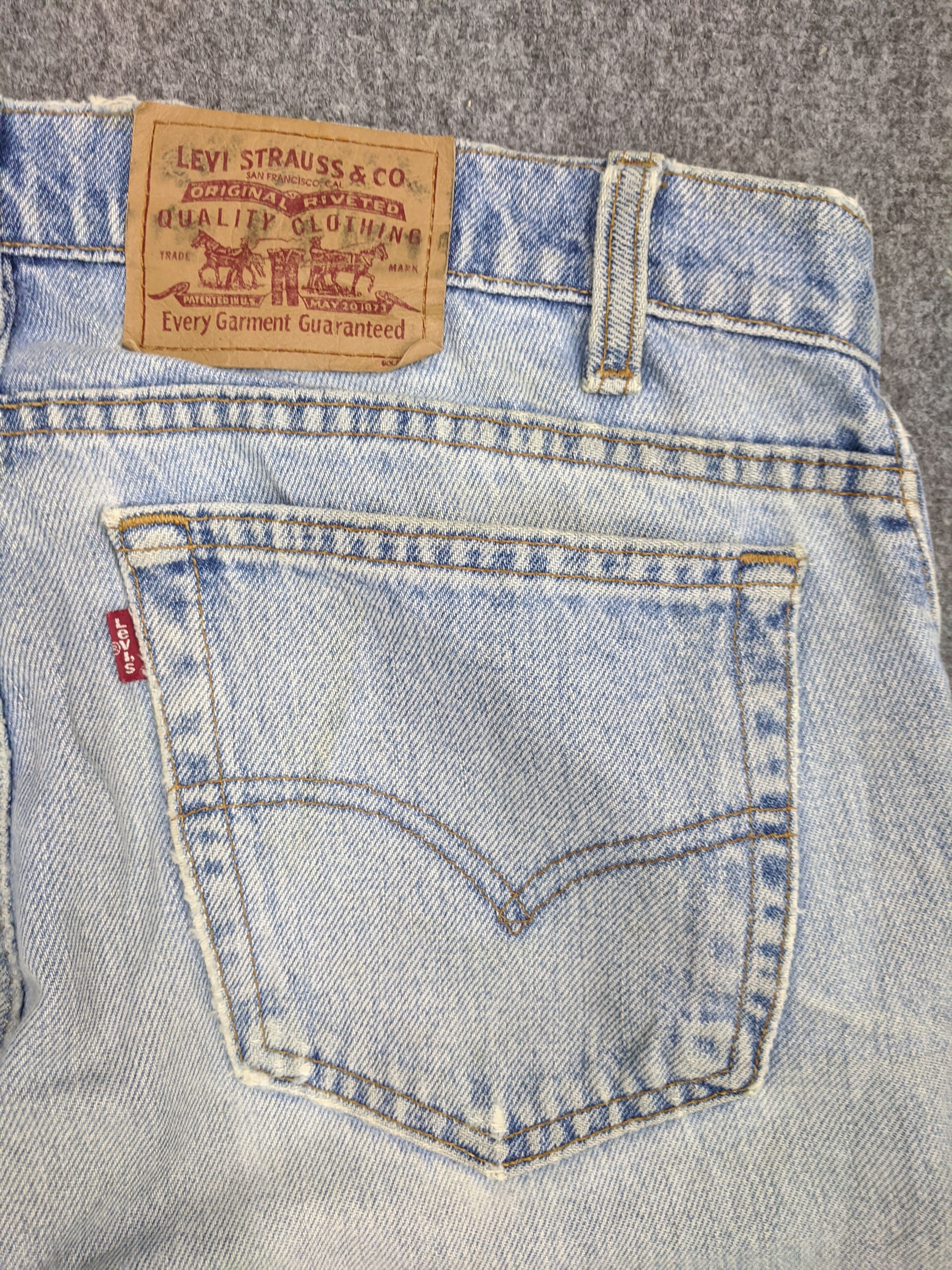 Levi's × Vintage Vintage 90s Levis 516 Distressed Jeans DP0716 Size US 34 / EU 50 - 13 Thumbnail