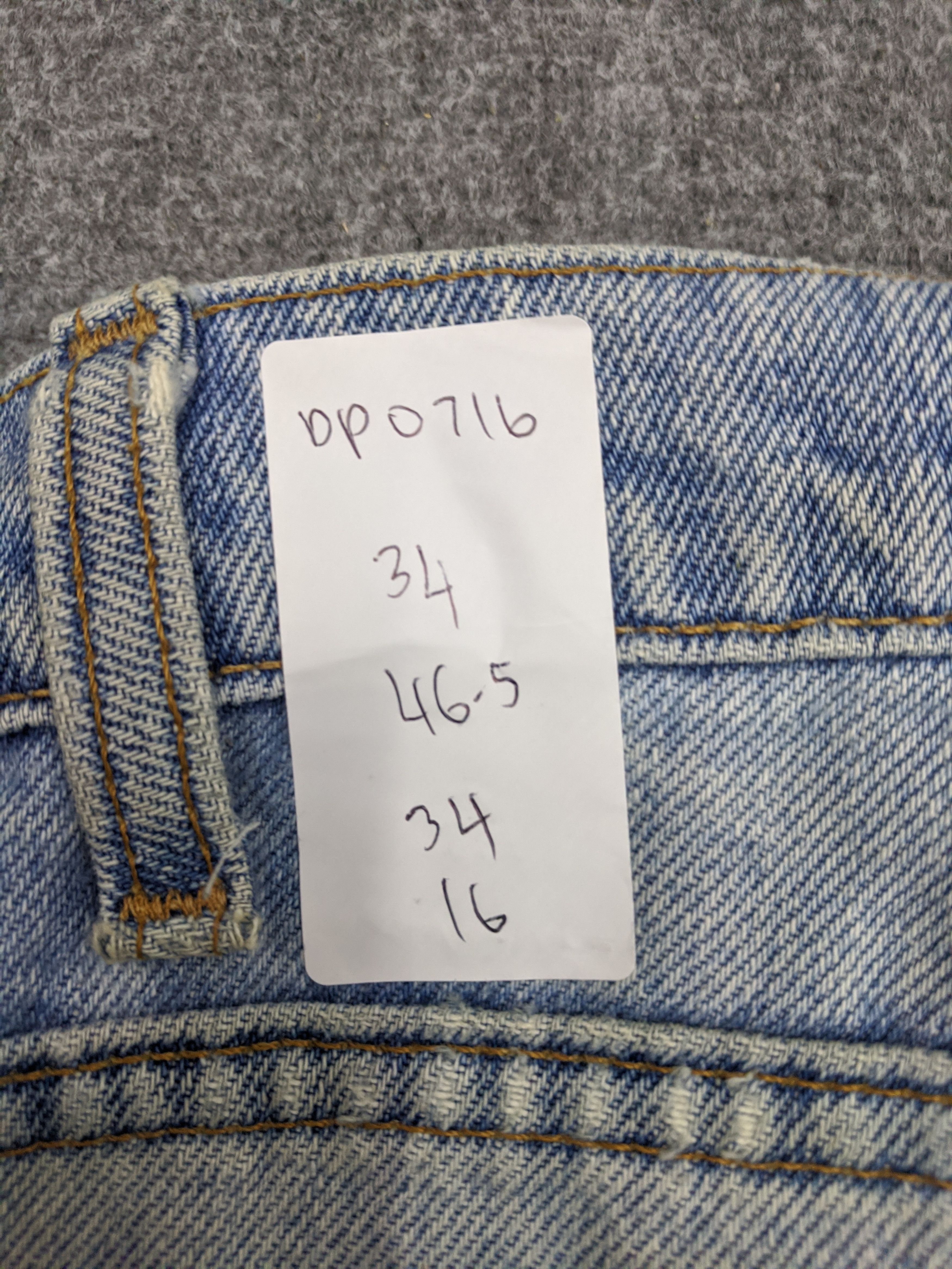 Levi's × Vintage Vintage 90s Levis 516 Distressed Jeans DP0716 Size US 34 / EU 50 - 16 Thumbnail