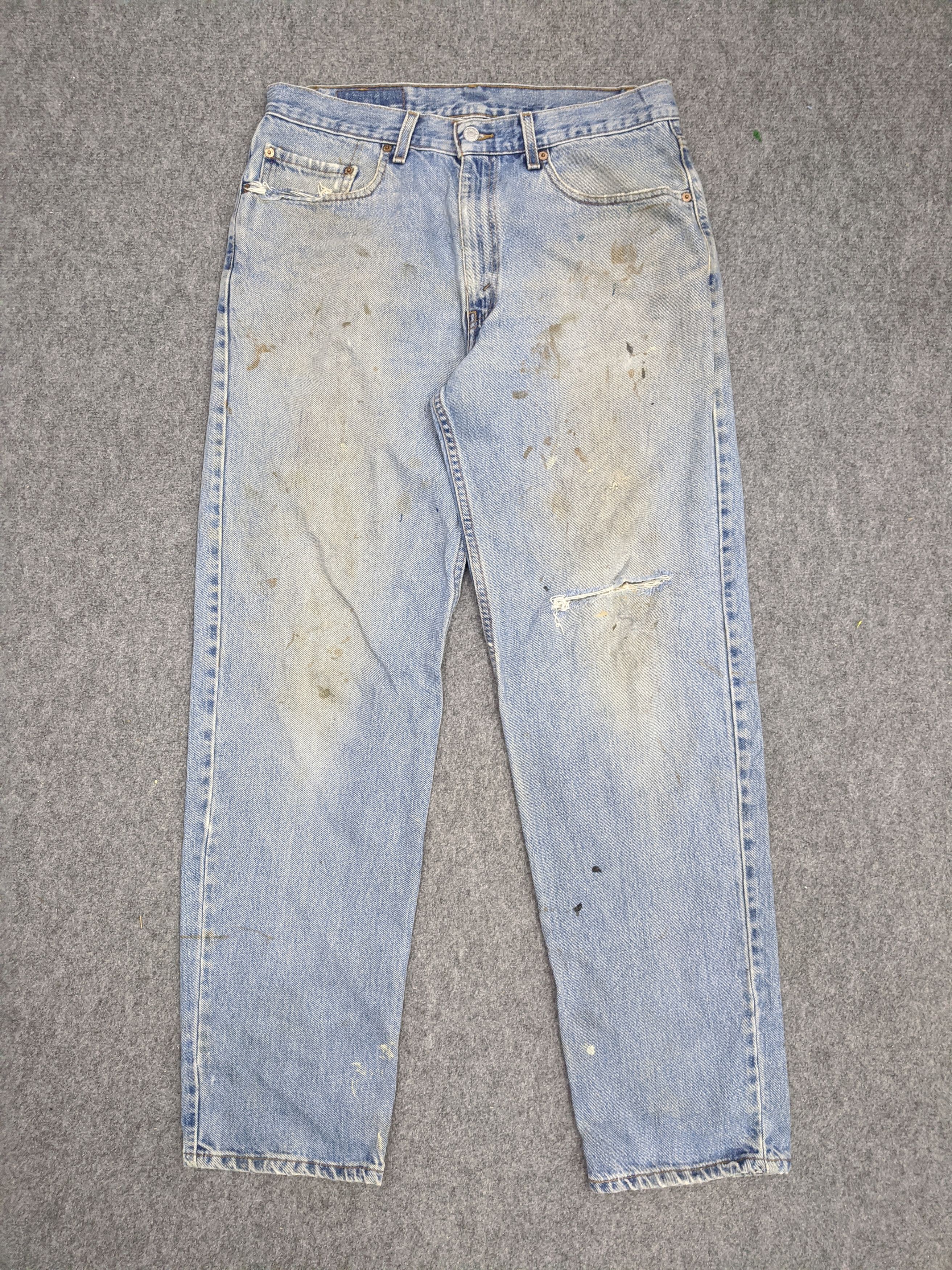 Levi's × Vintage Vintage 90s Levis 550 Lightwash Jeans DP0701 Size US 34 / EU 50 - 1 Thumbnail