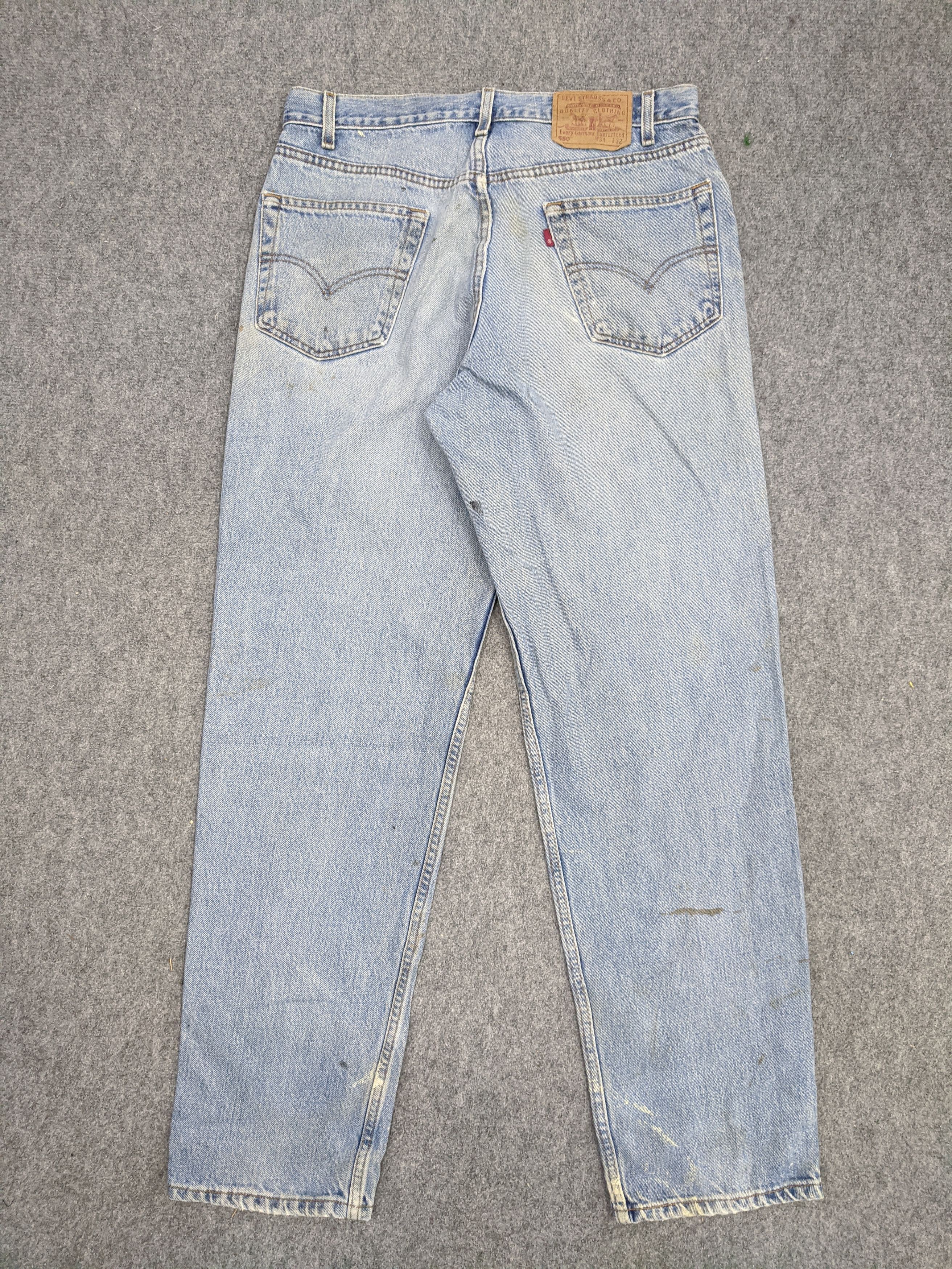 Levi's × Vintage Vintage 90s Levis 550 Lightwash Jeans DP0701 Size US 34 / EU 50 - 3 Thumbnail