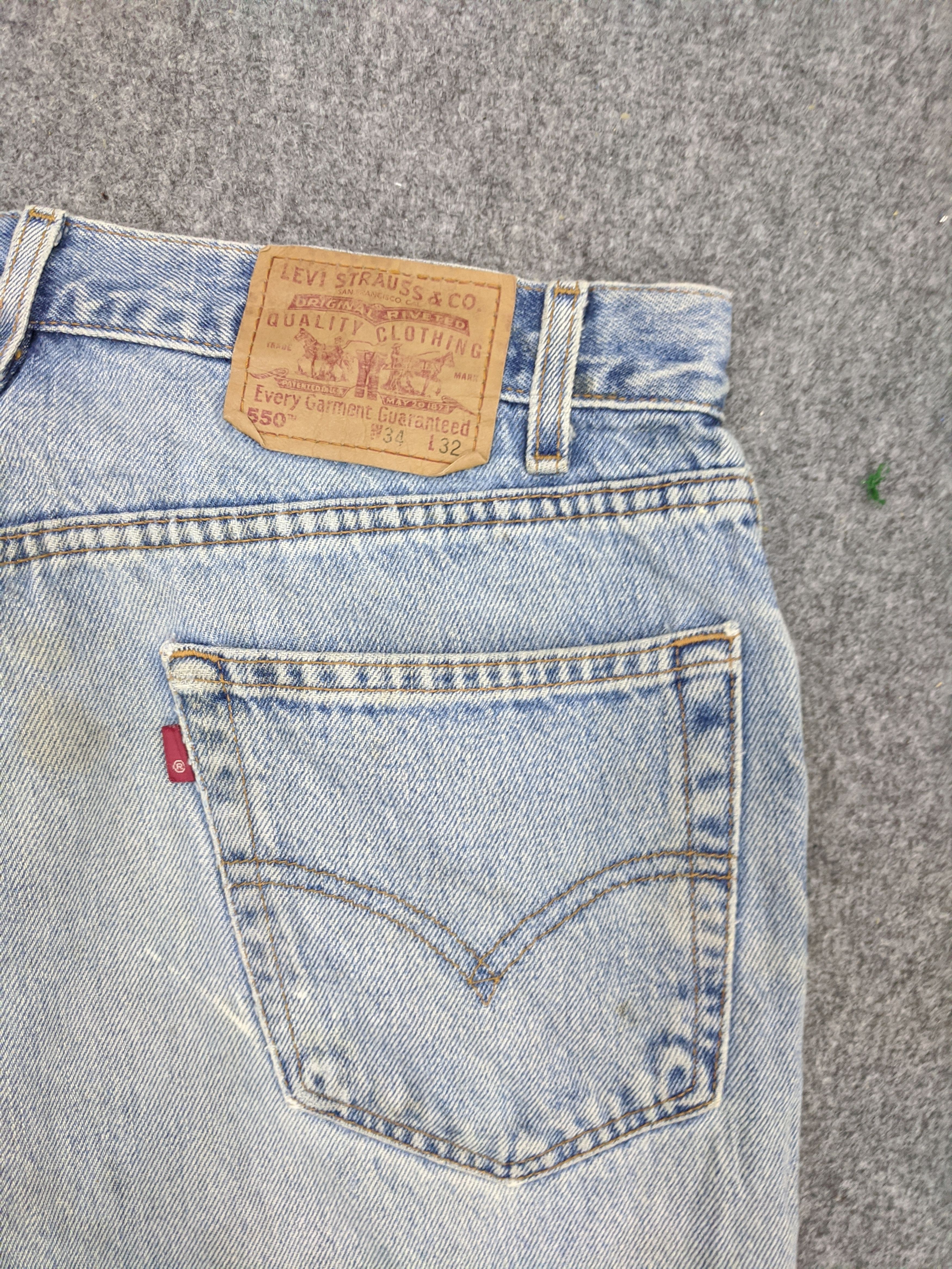 Levi's × Vintage Vintage 90s Levis 550 Lightwash Jeans DP0701 Size US 34 / EU 50 - 13 Thumbnail