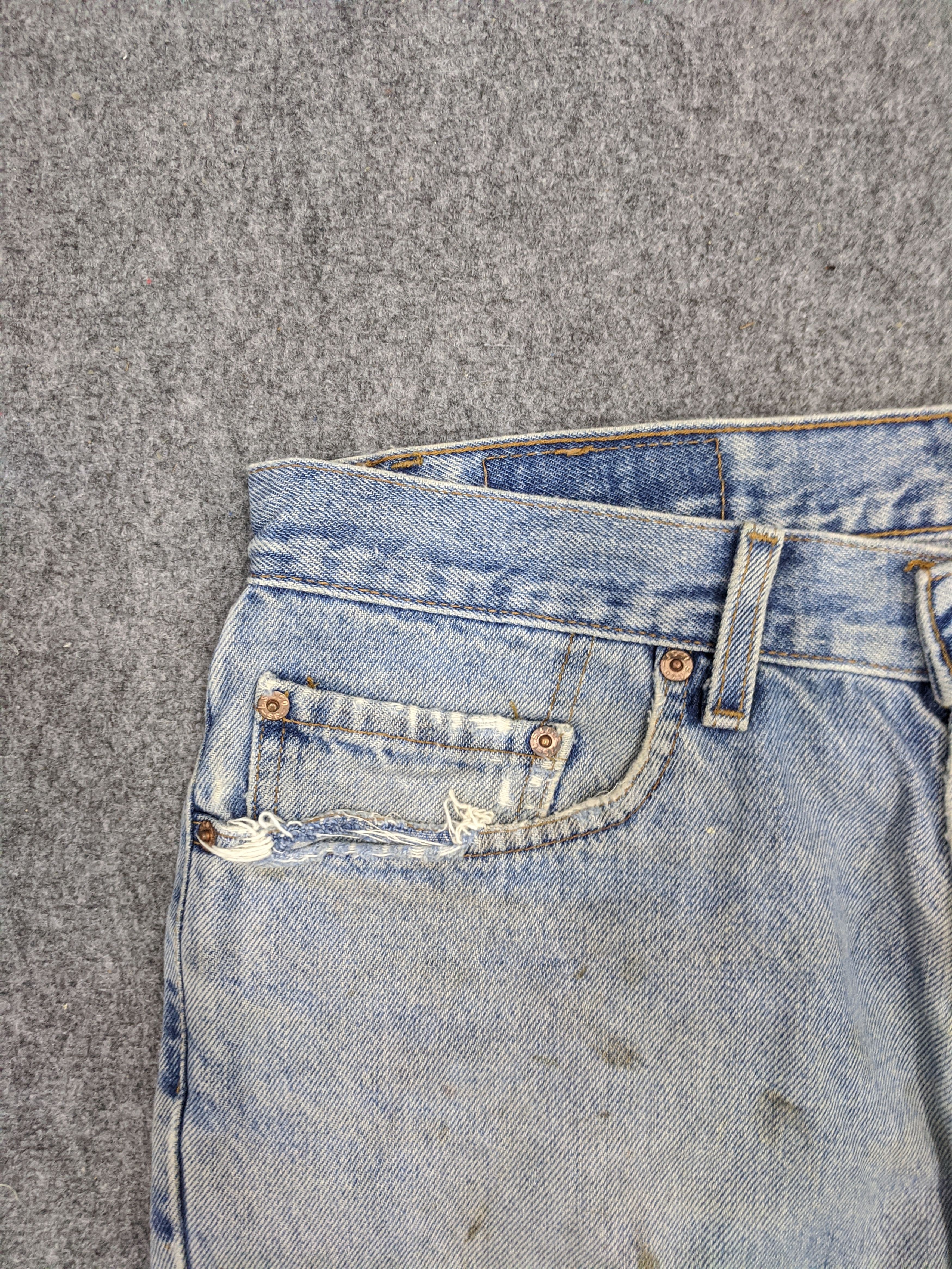 Levi's × Vintage Vintage 90s Levis 550 Lightwash Jeans DP0701 Size US 34 / EU 50 - 9 Thumbnail
