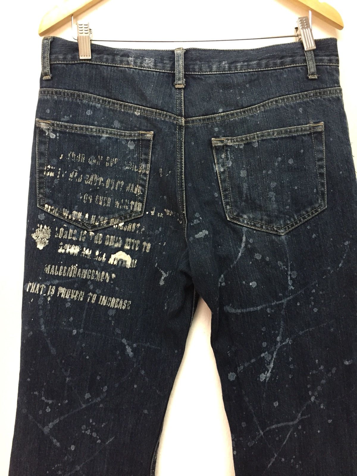 Japanese Brand Distressed Denim By BA-STU STUDIO Size US 34 / EU 50 - 4 Thumbnail