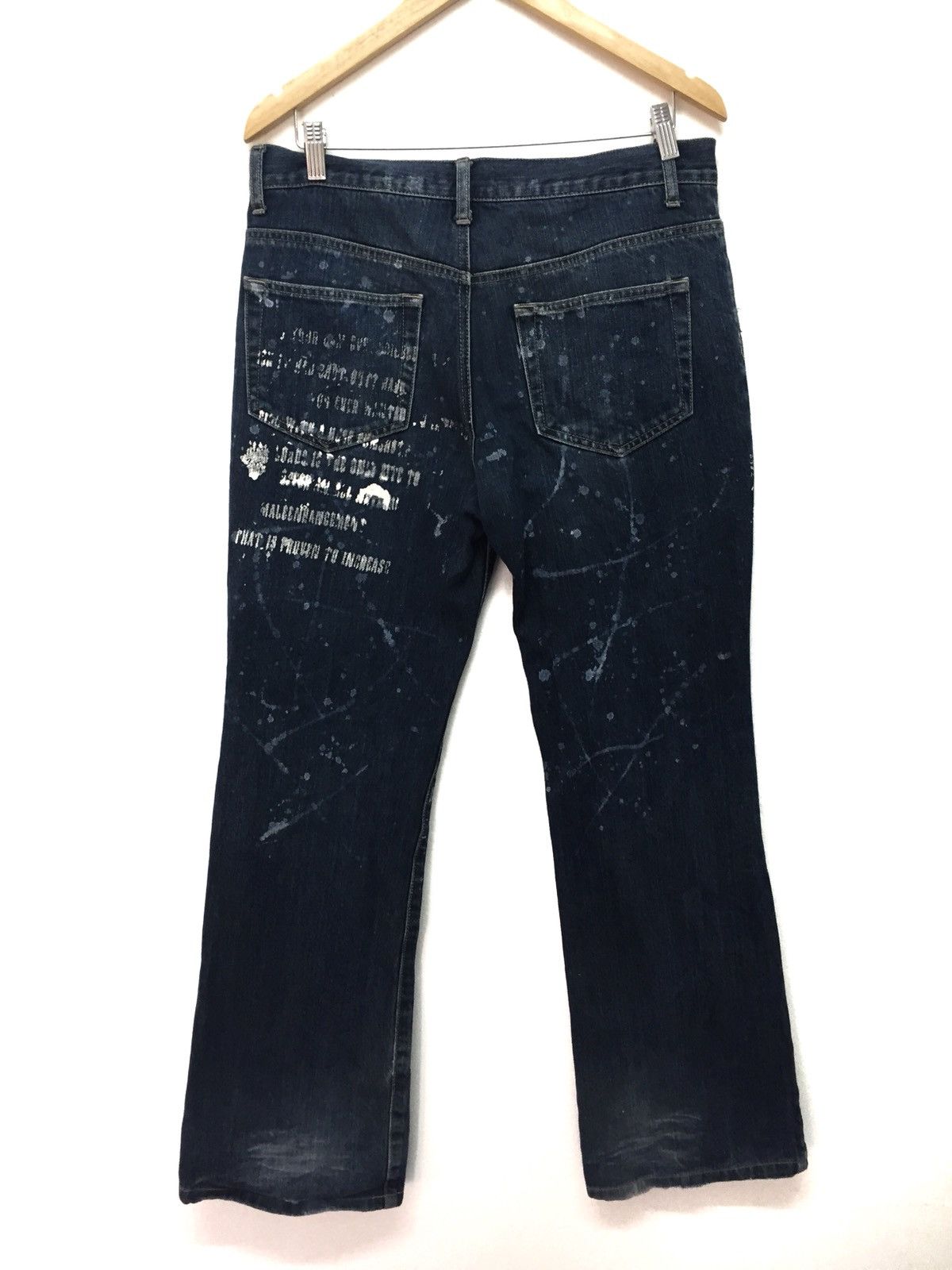 Japanese Brand Distressed Denim By BA-STU STUDIO Size US 34 / EU 50 - 3 Thumbnail