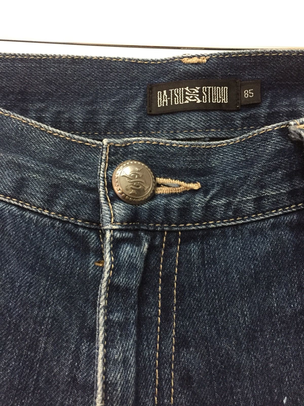 Japanese Brand Distressed Denim By BA-STU STUDIO Size US 34 / EU 50 - 5 Thumbnail