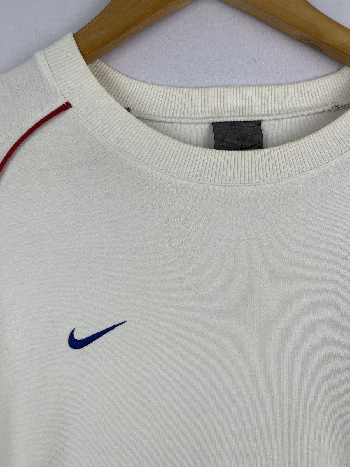 Nike Nike Small Logo Long Sleeve Shirt White Size US L / EU 52-54 / 3 - 2 Thumbnail