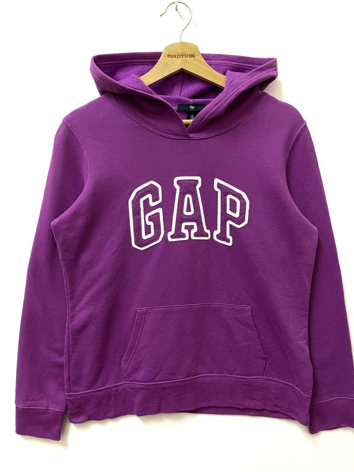 Gap × Japanese Brand Gap Spellout Hoodie Purple Medium Size US S / EU 44-46 / 1 - 2 Thumbnail