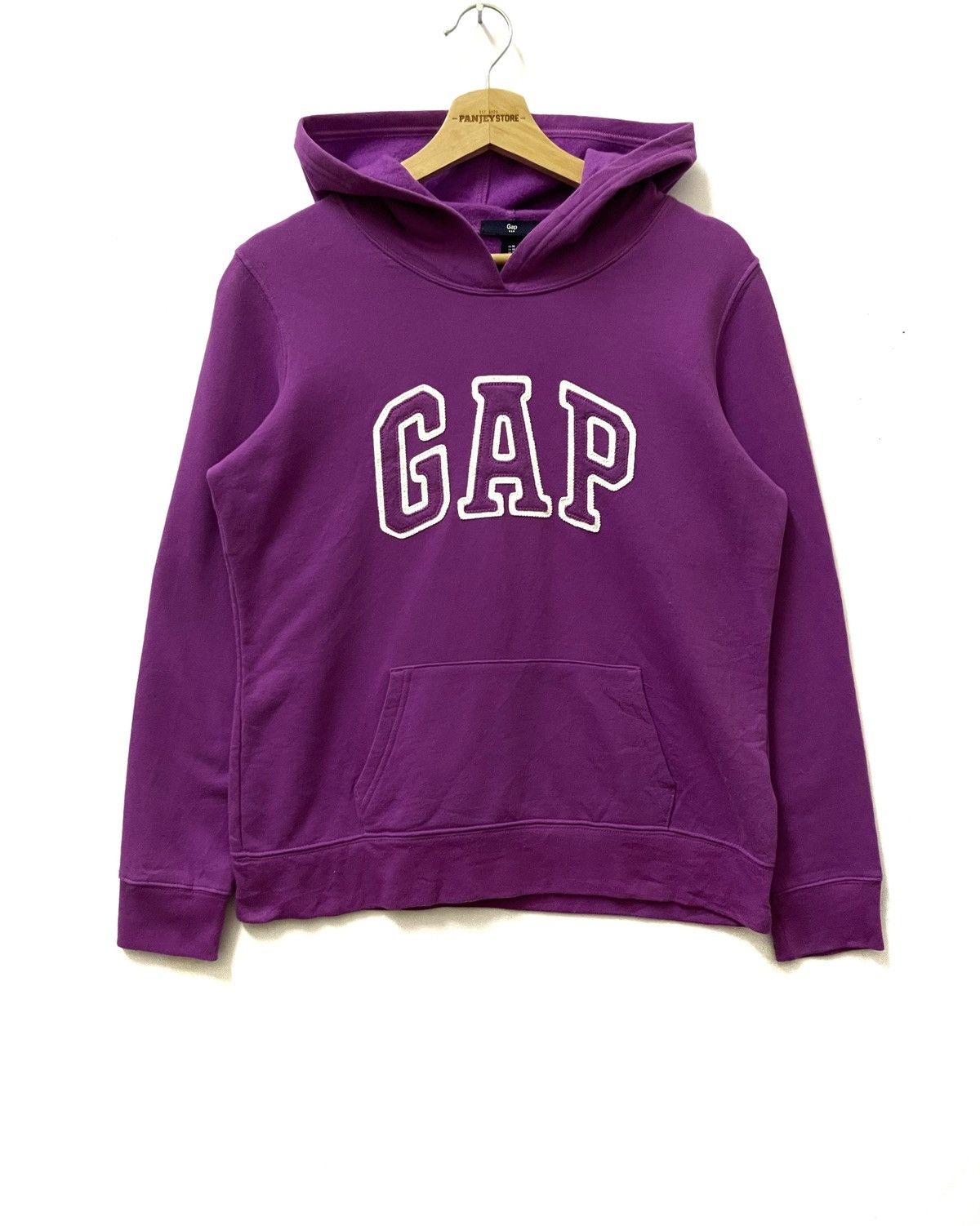 Gap × Japanese Brand Gap Spellout Hoodie Purple Medium Size US S / EU 44-46 / 1 - 1 Thumbnail
