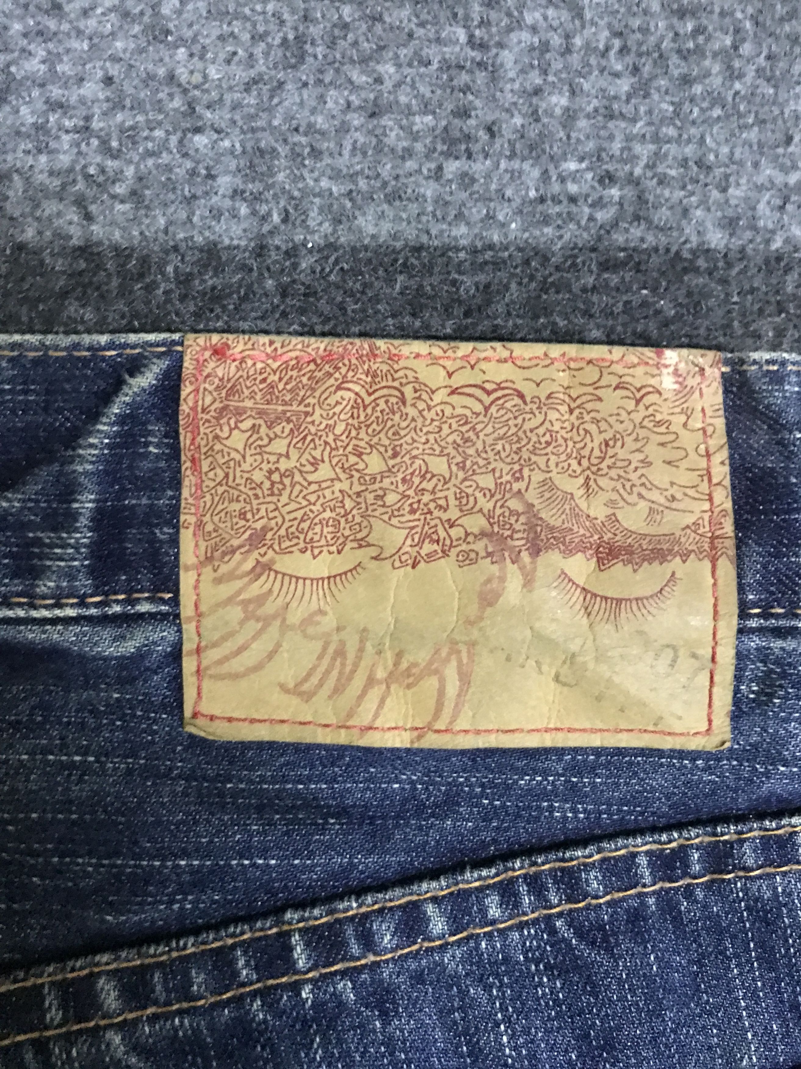 Japanese Brand D144 SOUL OF FREEDOM Paint Splatter Jeans Size US 35 - 15 Thumbnail