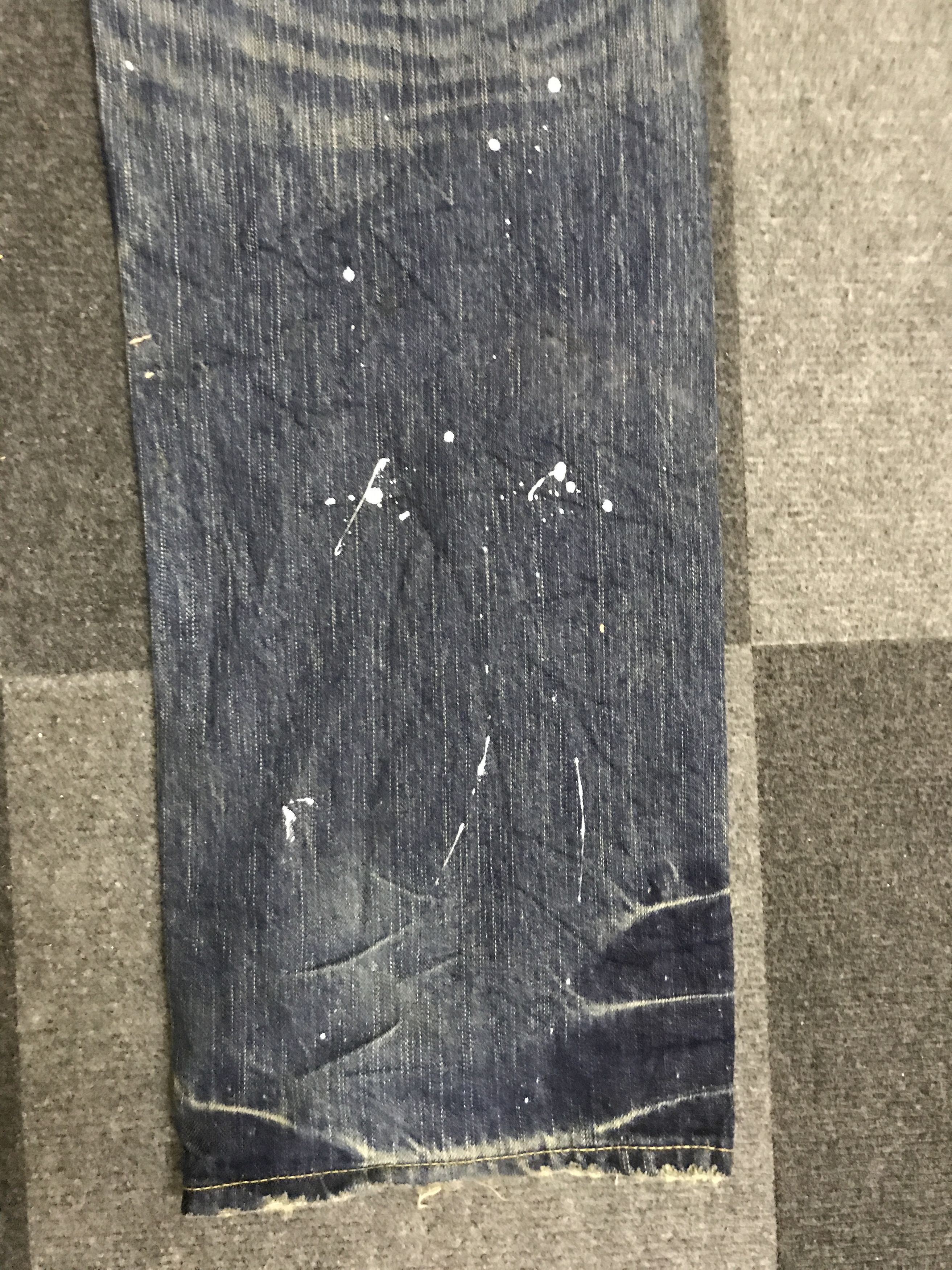 Japanese Brand D144 SOUL OF FREEDOM Paint Splatter Jeans Size US 35 - 13 Thumbnail