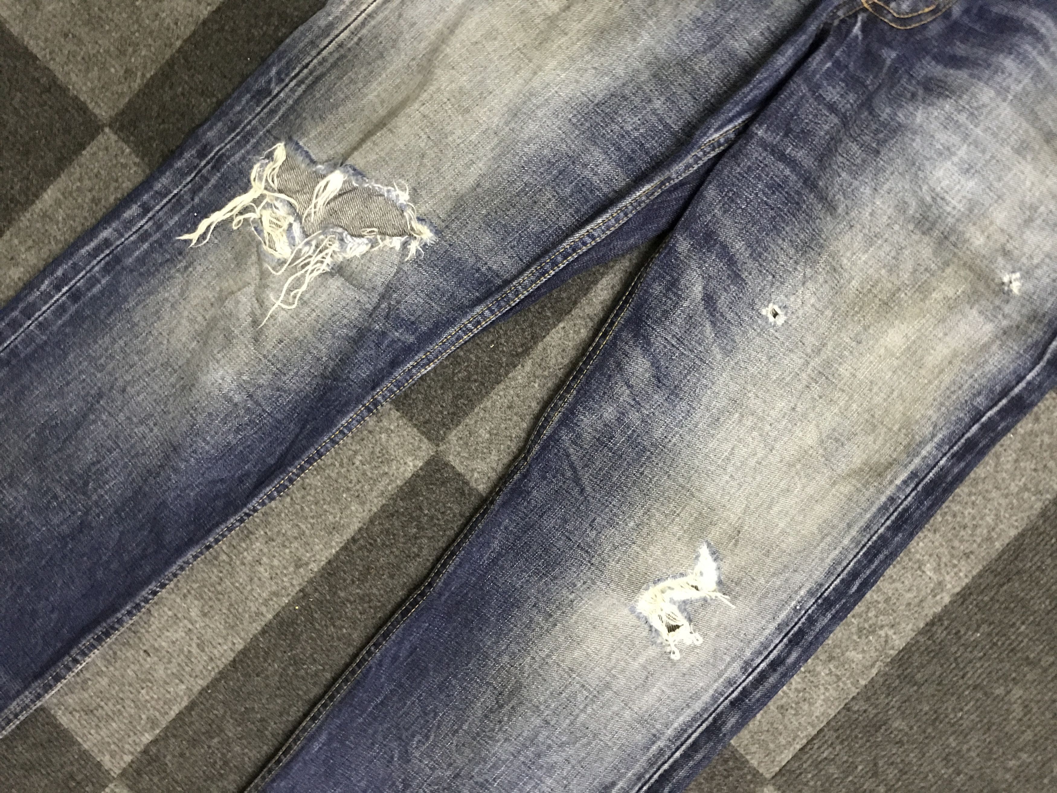 Japanese Brand D145 SACRIFICE Japan Dirty Distressed Jeans Size US 30 / EU 46 - 5 Thumbnail