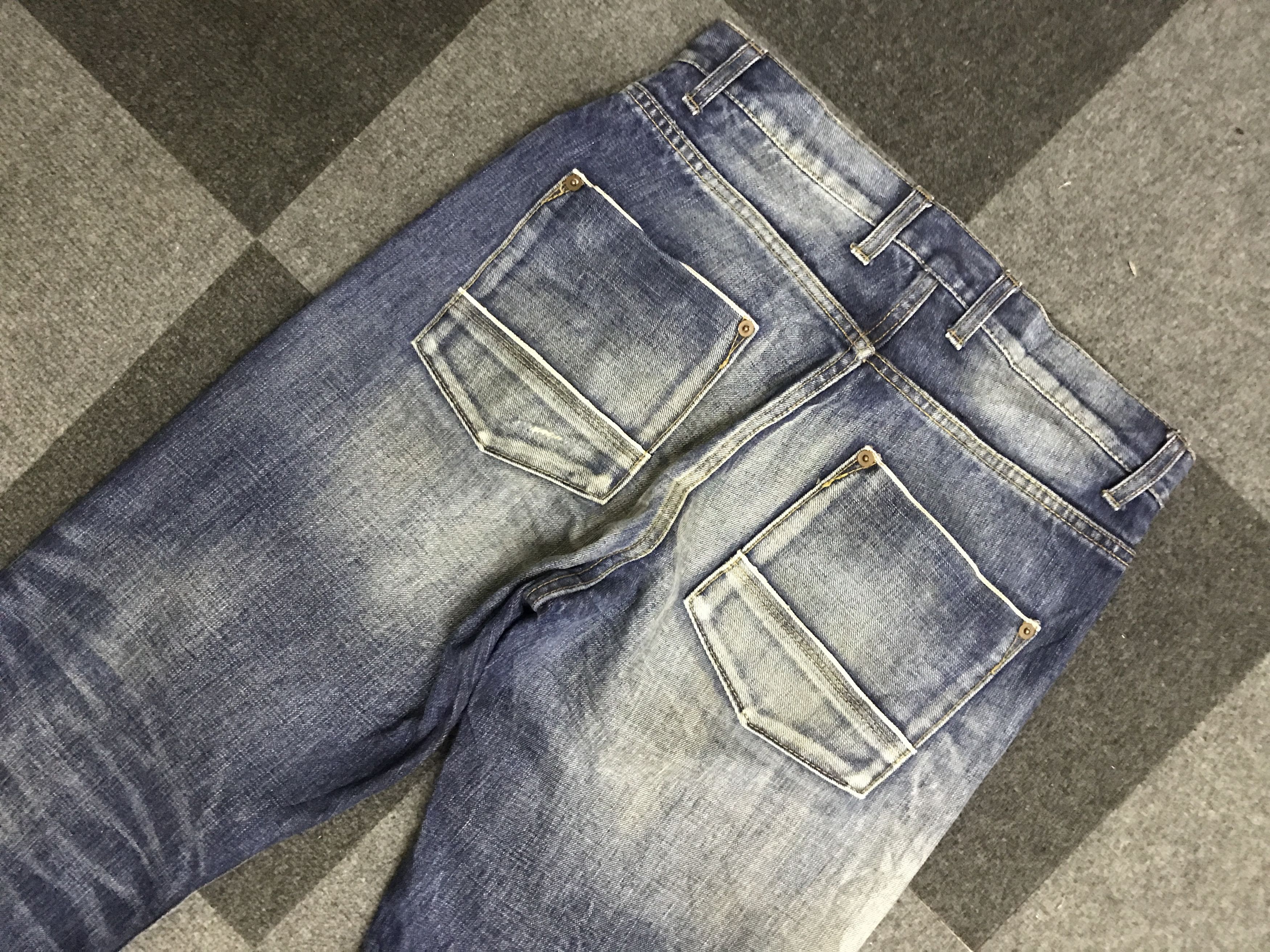 Japanese Brand D145 SACRIFICE Japan Dirty Distressed Jeans Size US 30 / EU 46 - 13 Thumbnail
