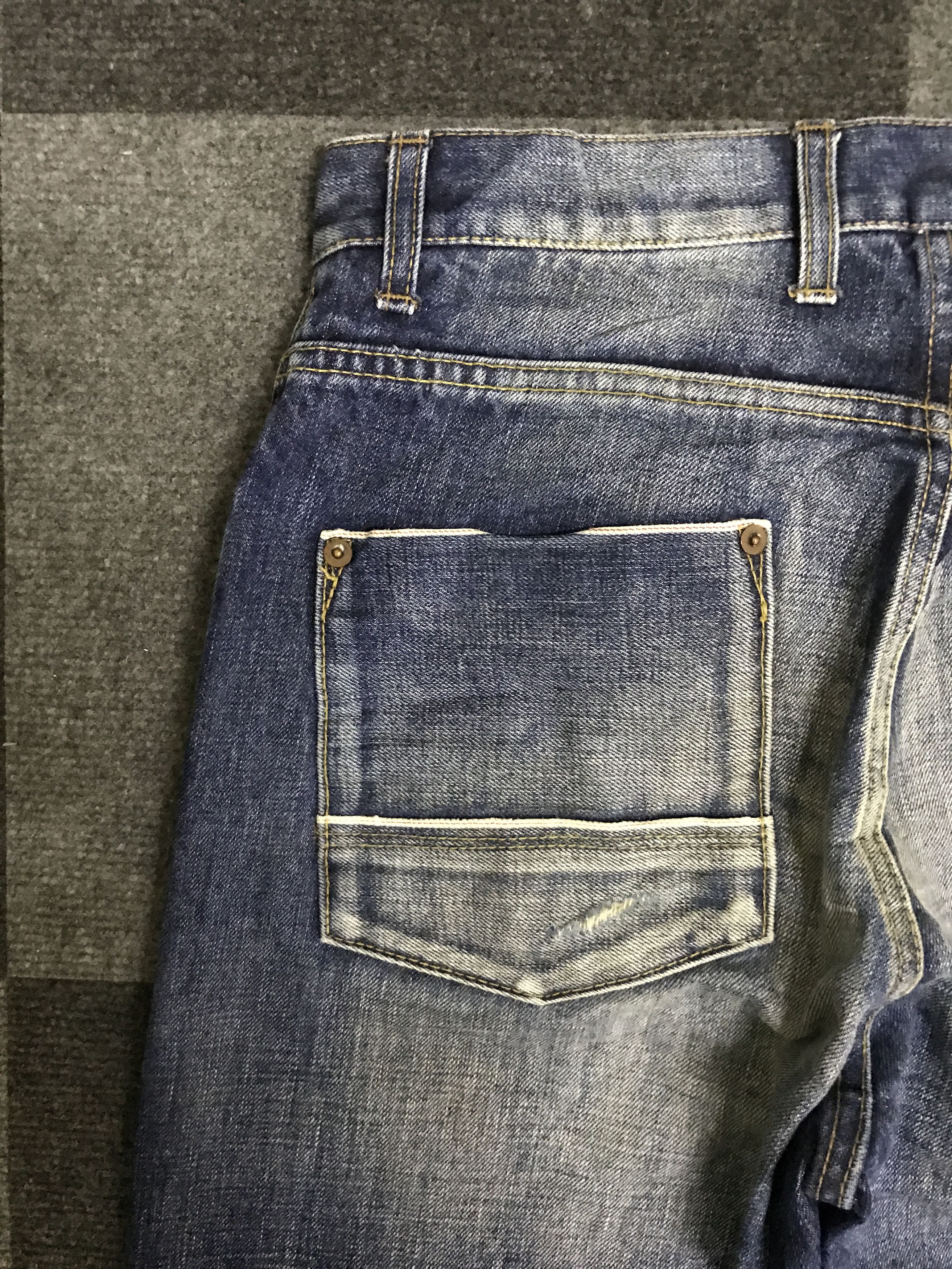 Japanese Brand D145 SACRIFICE Japan Dirty Distressed Jeans Size US 30 / EU 46 - 19 Thumbnail