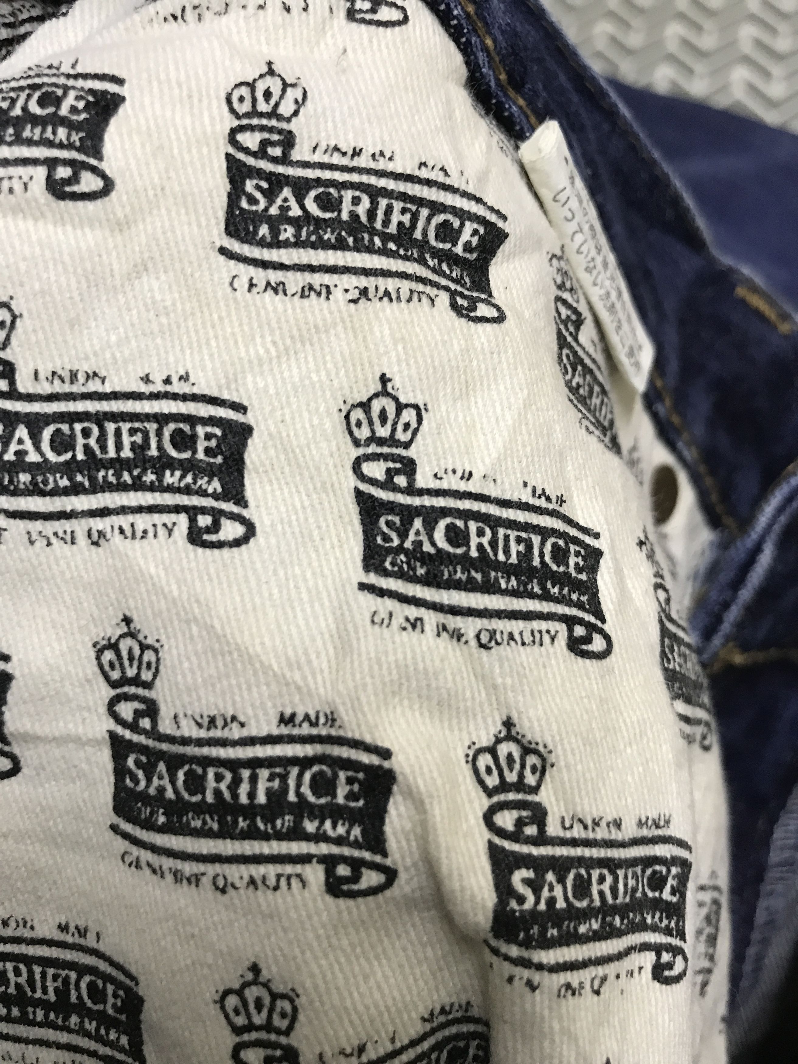 Japanese Brand D145 SACRIFICE Japan Dirty Distressed Jeans Size US 30 / EU 46 - 20 Thumbnail