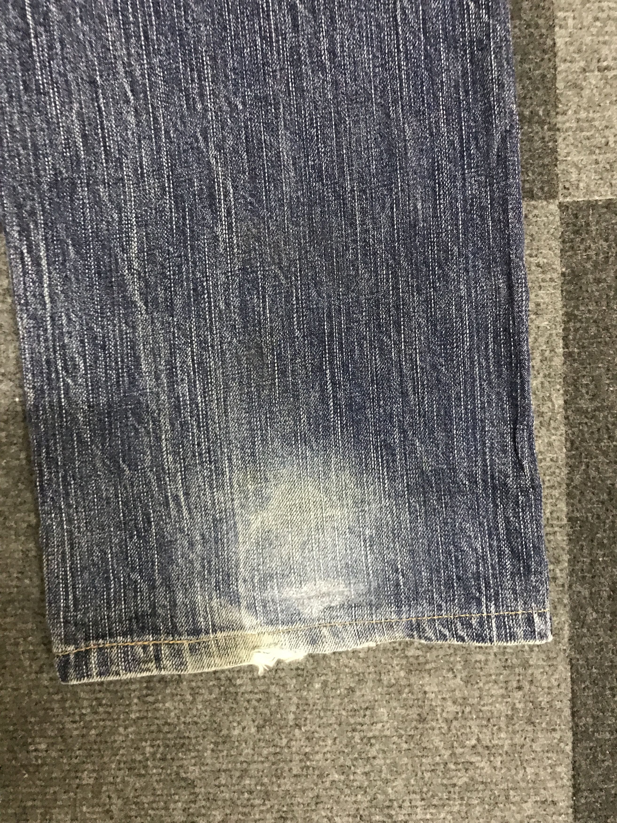 Edwin D147 EDWIN 505ZX Selvedge red Line Distressed Jeans Size US 31 - 12 Thumbnail
