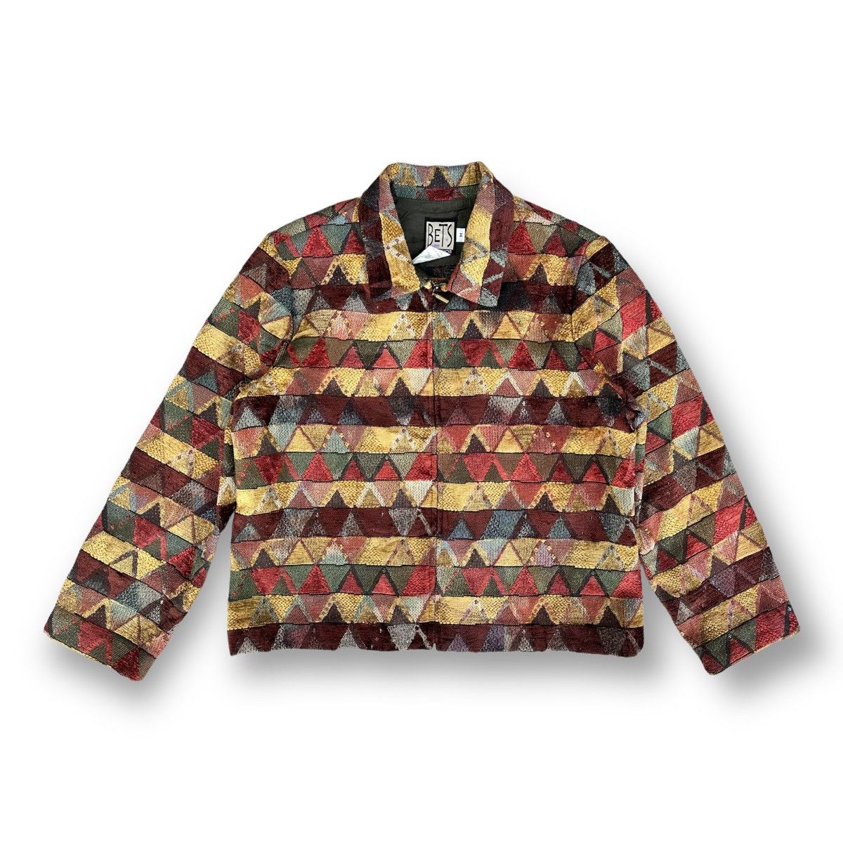 Tribal Streetwear × Vintage 🔥LAST DROP🔥RARE VINTAGE BETS TAPESTRY JACKET Size US M / EU 48-50 / 2 - 1 Thumbnail