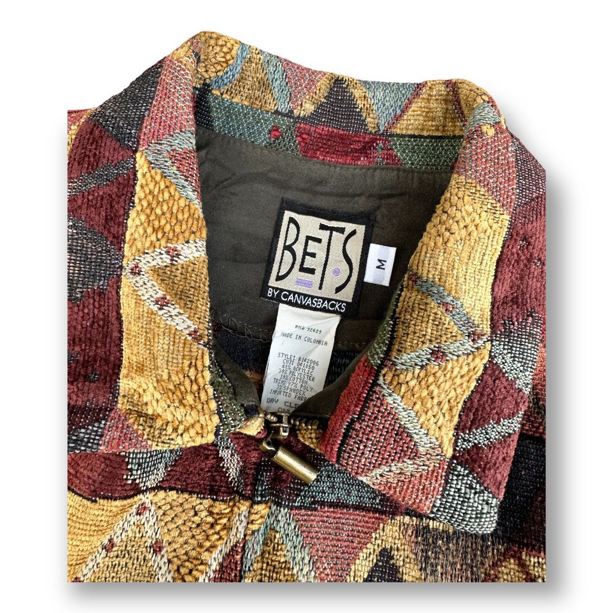 Tribal Streetwear × Vintage 🔥LAST DROP🔥RARE VINTAGE BETS TAPESTRY JACKET Size US M / EU 48-50 / 2 - 3 Thumbnail