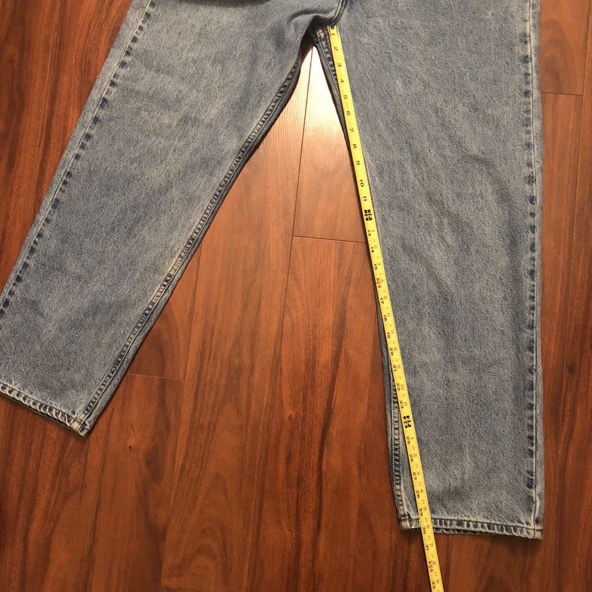 Levi's × Levi's Vintage Clothing × Vintage Vintage 90s Levi’s 505 regular fit denim blue jeans Size US 42 / EU 58 - 3 Thumbnail