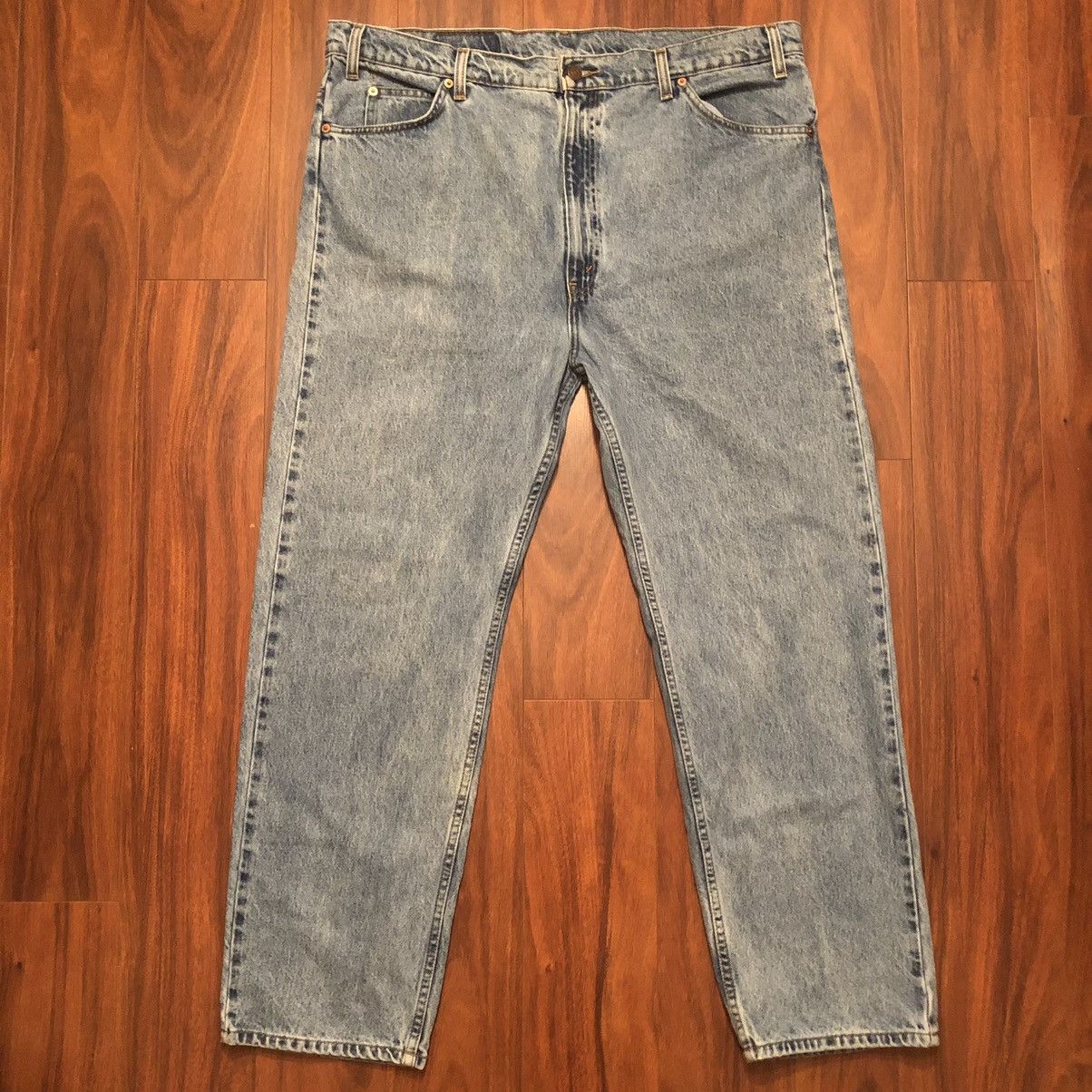 Levi's × Levi's Vintage Clothing × Vintage Vintage 90s Levi’s 505 regular fit denim blue jeans Size US 42 / EU 58 - 1 Thumbnail