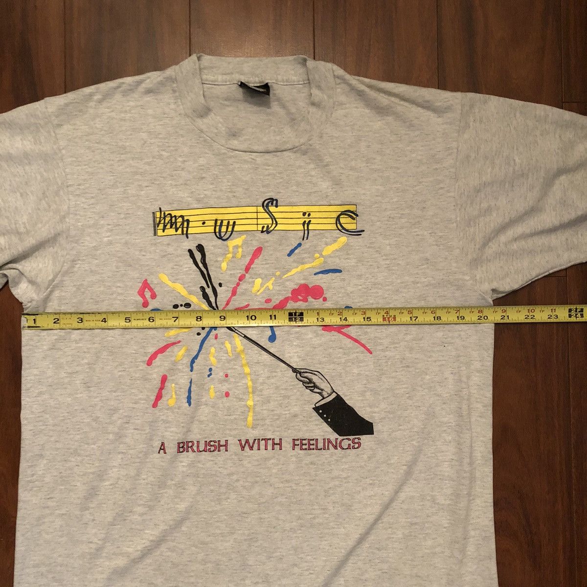 Vintage Vintage 90s music a brush with feelings graphic t shirt Size US L / EU 52-54 / 3 - 3 Thumbnail