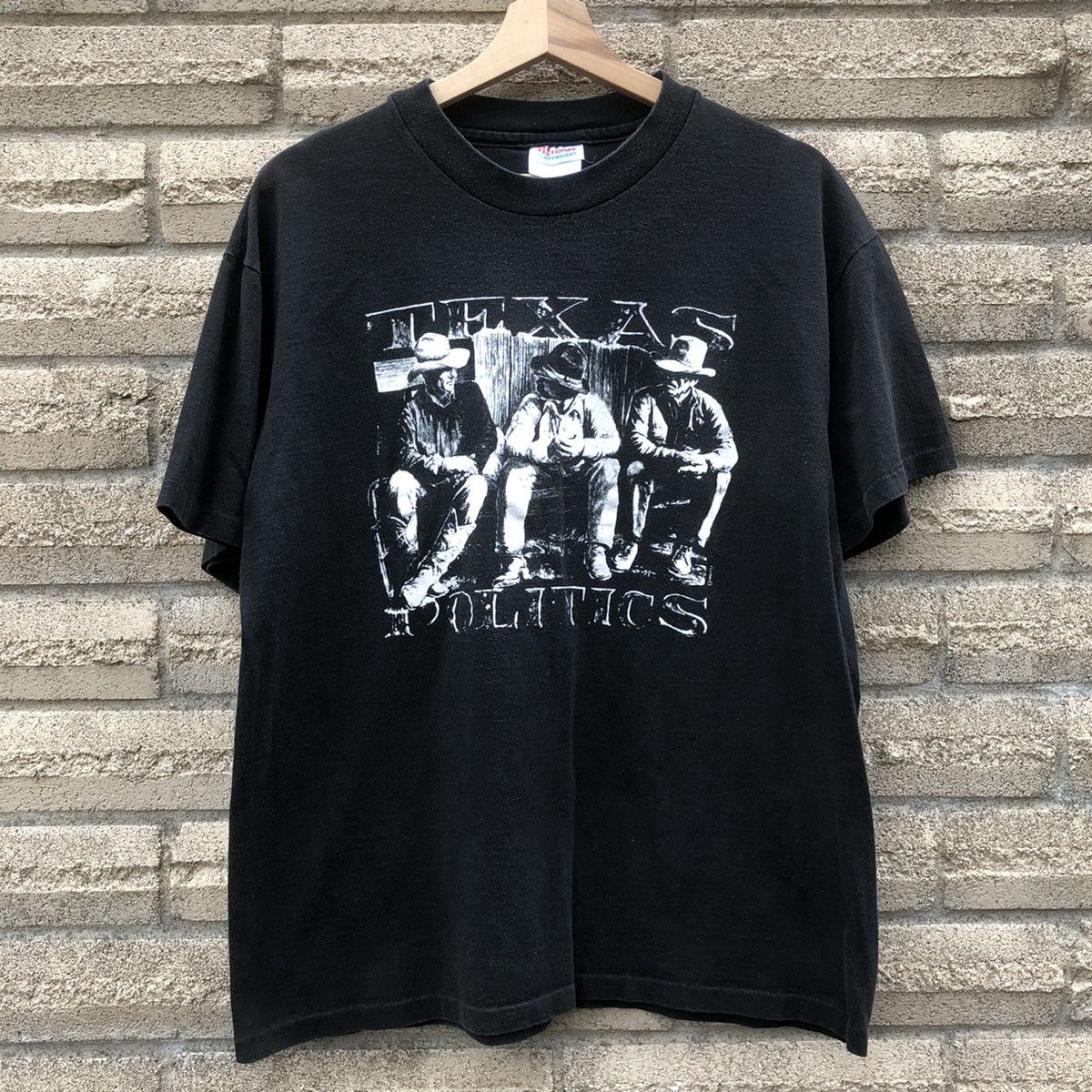 Hanes × Vintage Vintage 90s texas politics southern political graphic shirt Size US L / EU 52-54 / 3 - 1 Thumbnail