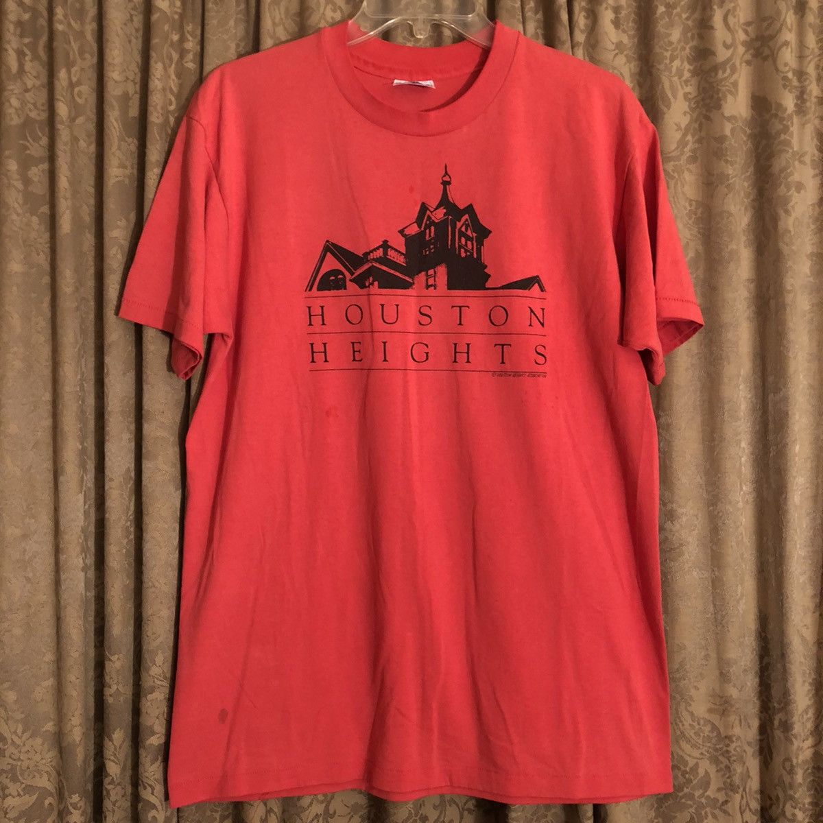 Hanes × Vintage Vintage 1990s north Houston heights single stitch shirt Size US M / EU 48-50 / 2 - 1 Thumbnail