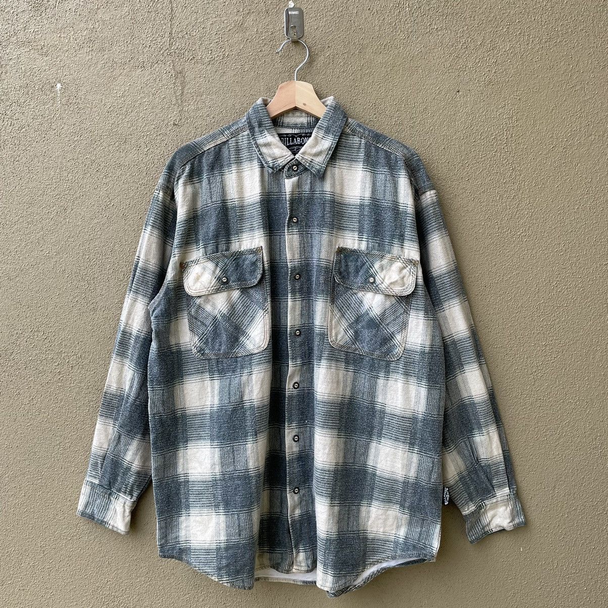 Billabong Vintage Billabong Flannel Button Up Shirt Size US M / EU 48-50 / 2 - 1 Thumbnail