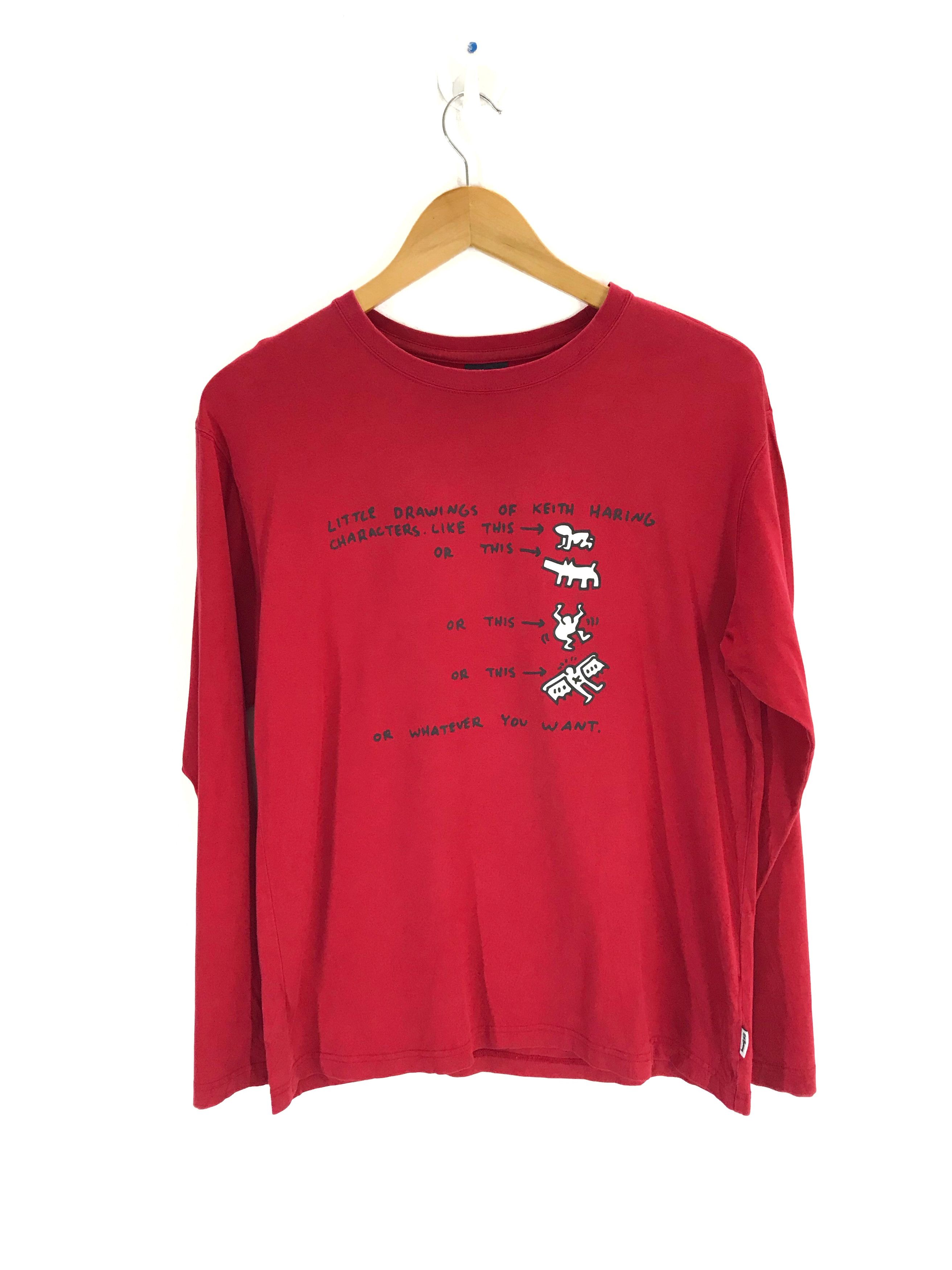 Keith Haring Vintage K. HARING Longsleeve T Shirt pop art Size US M / EU 48-50 / 2 - 1 Thumbnail