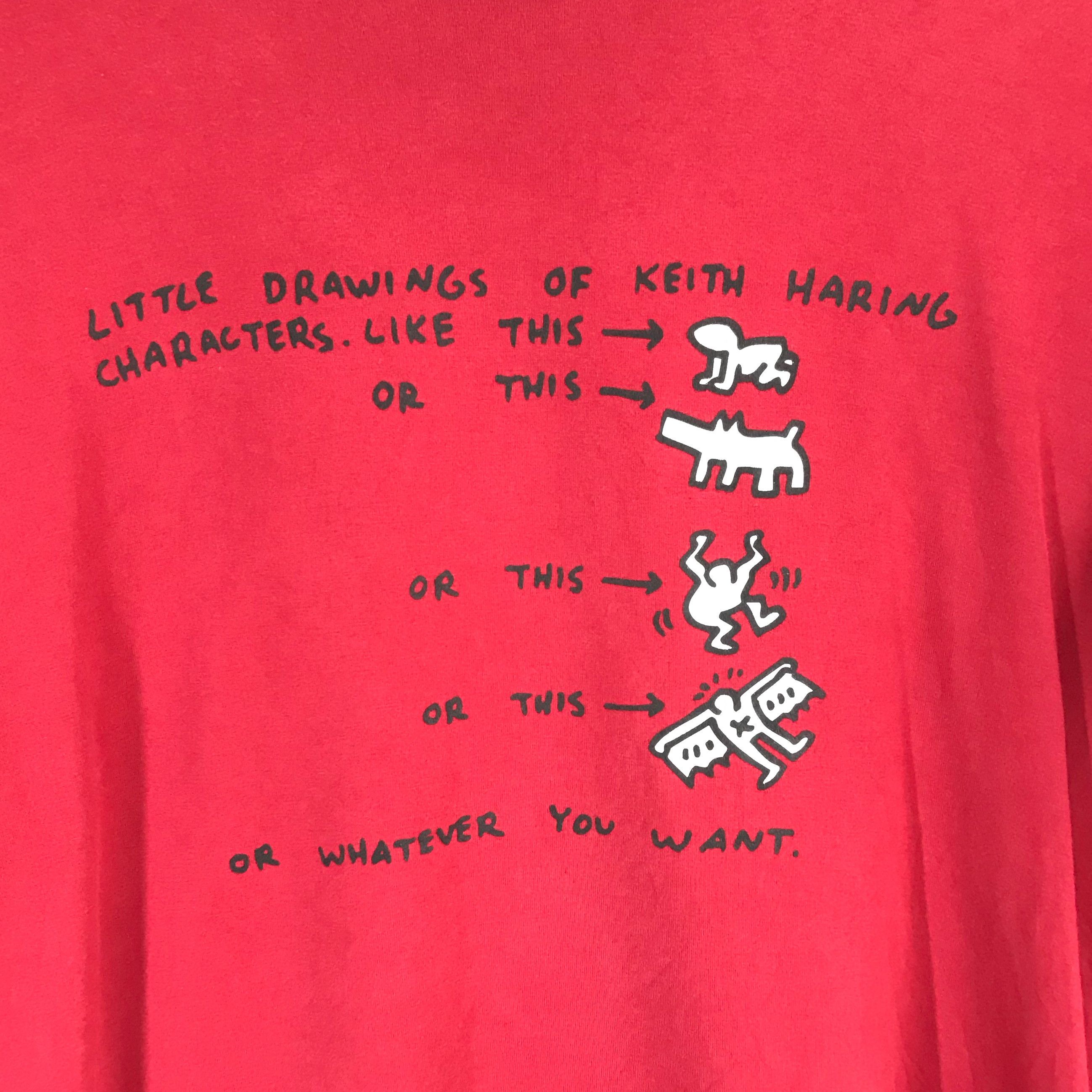 Keith Haring Vintage K. HARING Longsleeve T Shirt pop art Size US M / EU 48-50 / 2 - 2 Thumbnail