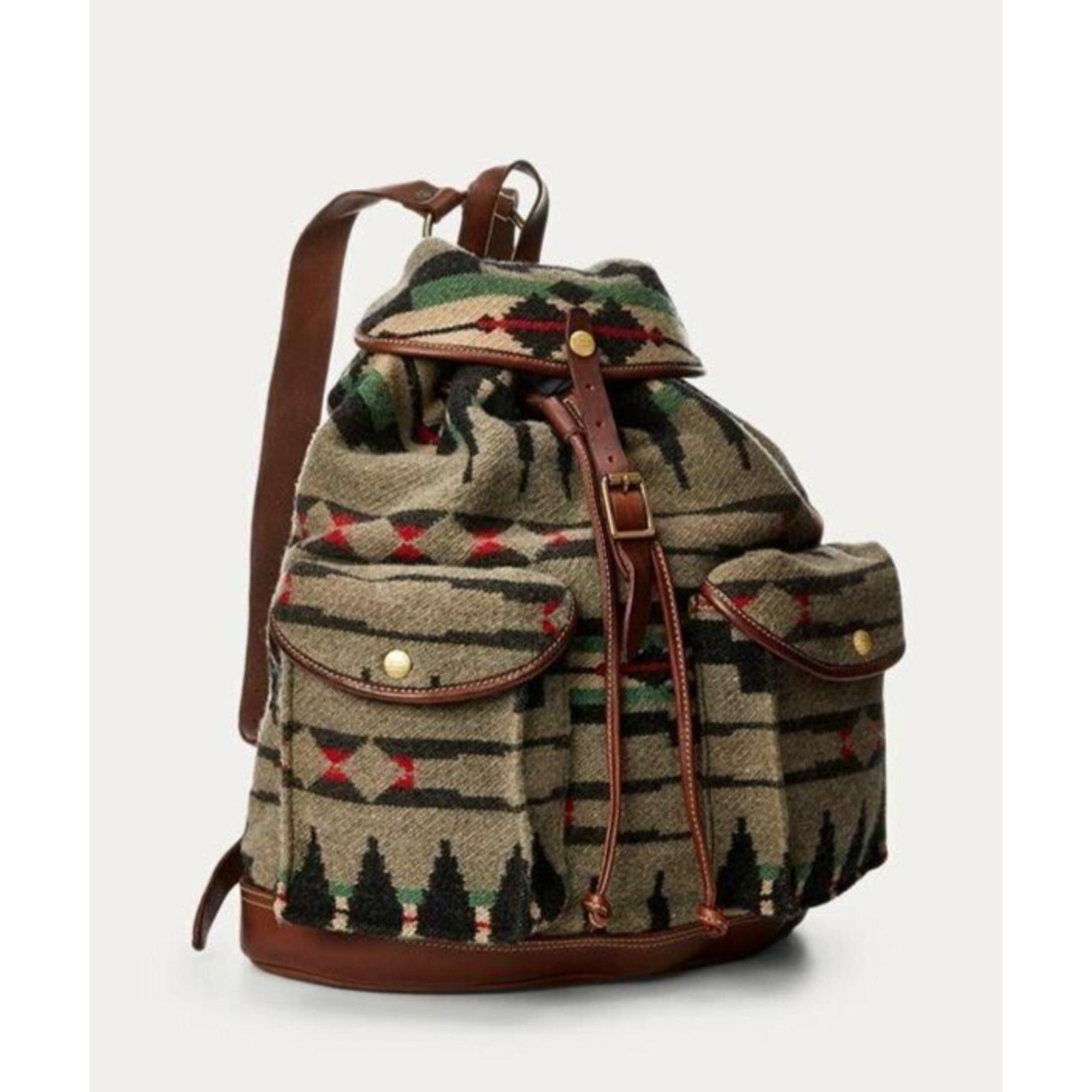 RRL Ralph Lauren × Ralph Lauren × Vintage RRL South Western Rucksack ...