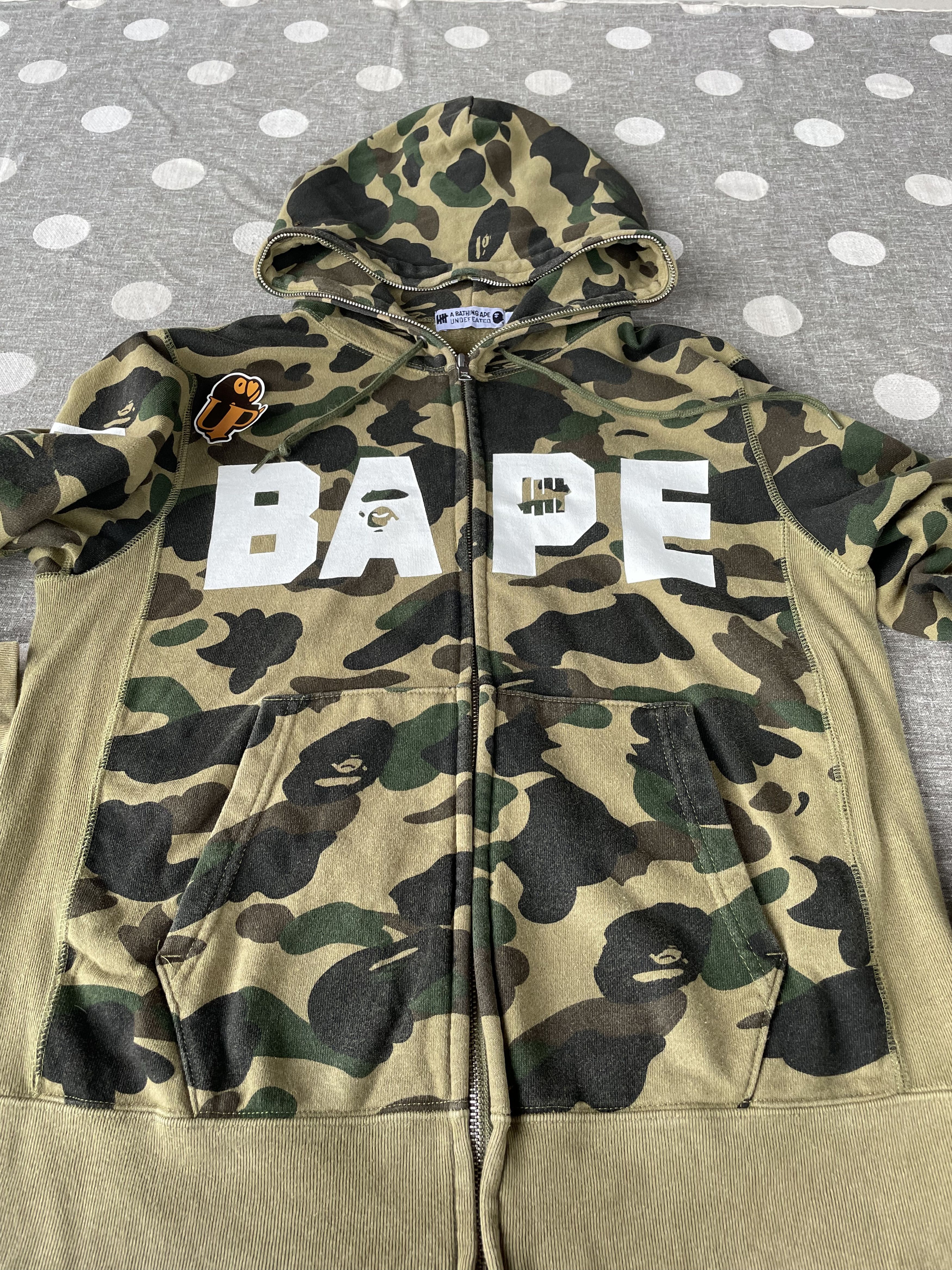 Bape × Undefeated Bape x Undefeated 1st Camo Ronin Full Zip Hoodie Size US M / EU 48-50 / 2 - 6 Thumbnail