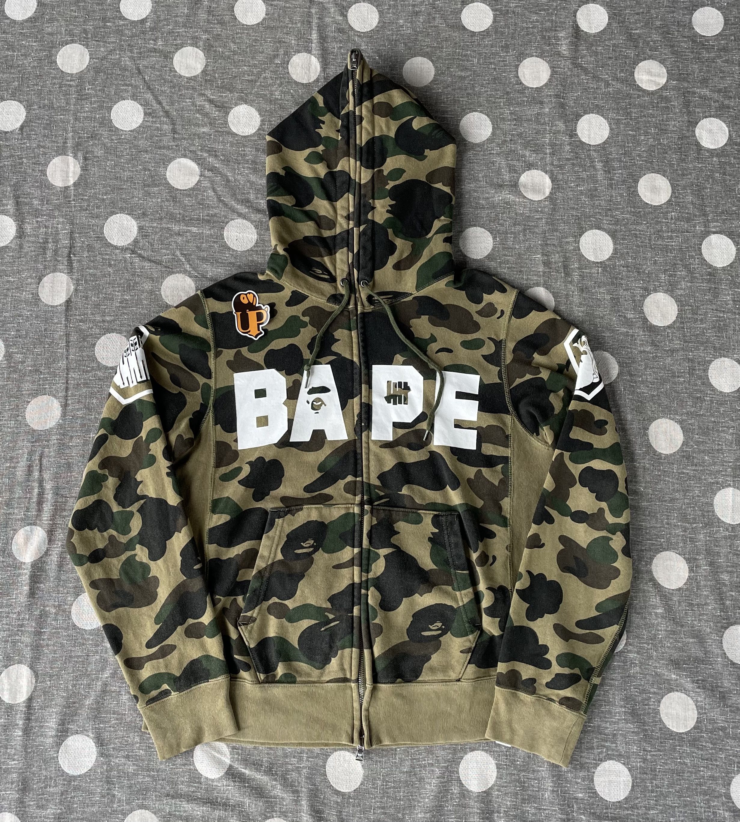 Bape × Undefeated Bape x Undefeated 1st Camo Ronin Full Zip Hoodie Size US M / EU 48-50 / 2 - 2 Thumbnail