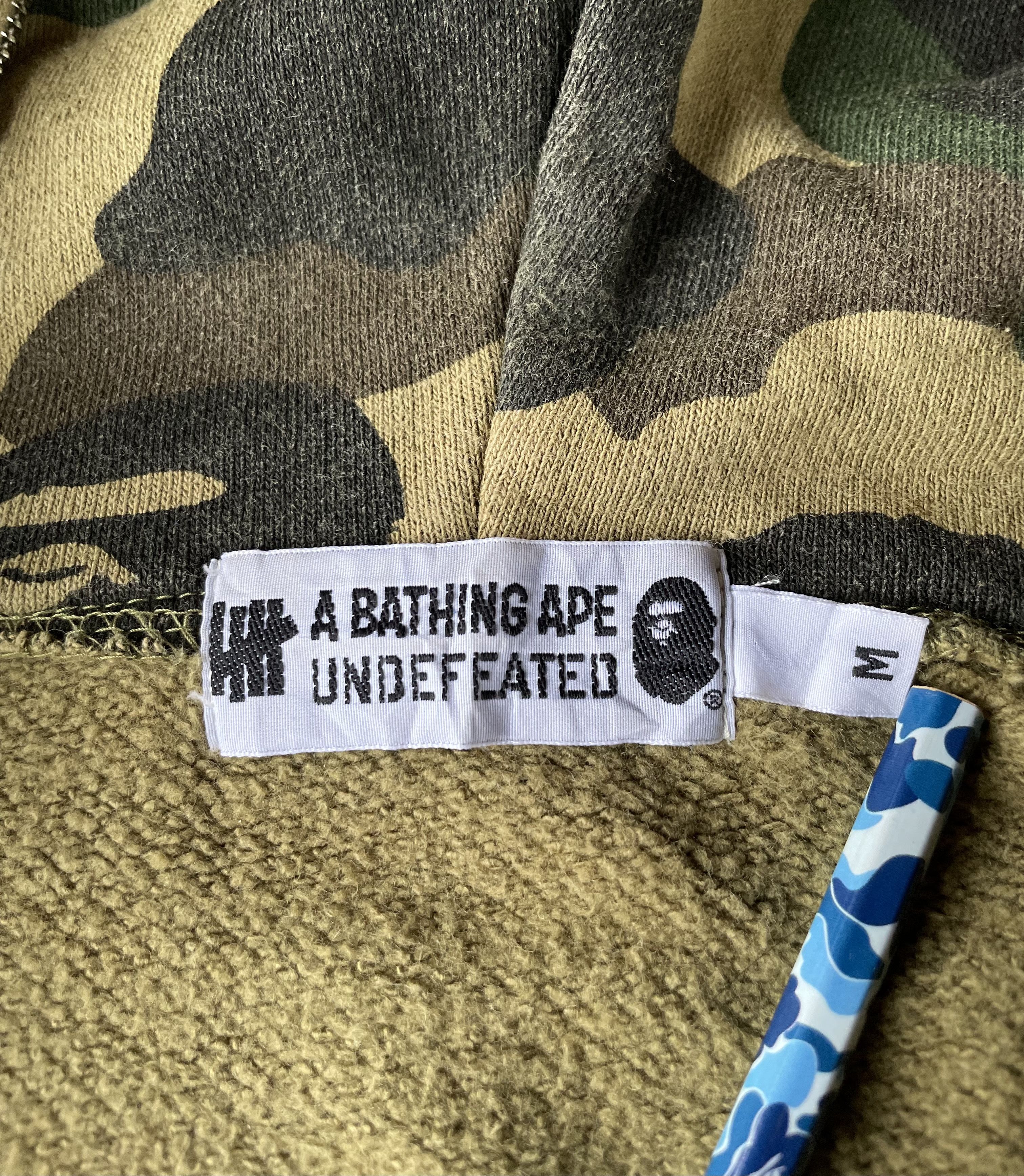 Bape × Undefeated Bape x Undefeated 1st Camo Ronin Full Zip Hoodie Size US M / EU 48-50 / 2 - 12 Thumbnail