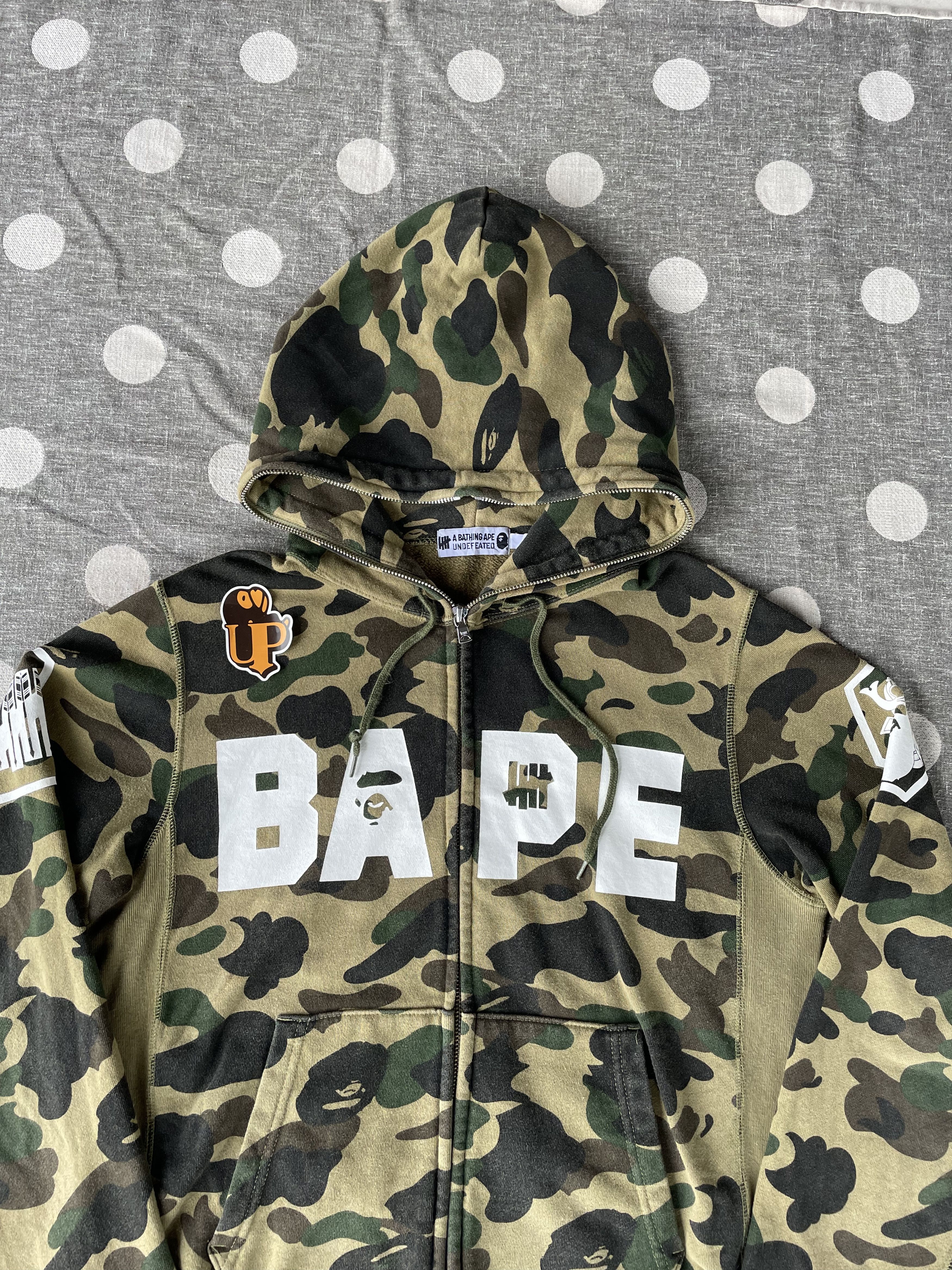 Bape × Undefeated Bape x Undefeated 1st Camo Ronin Full Zip Hoodie Size US M / EU 48-50 / 2 - 4 Thumbnail