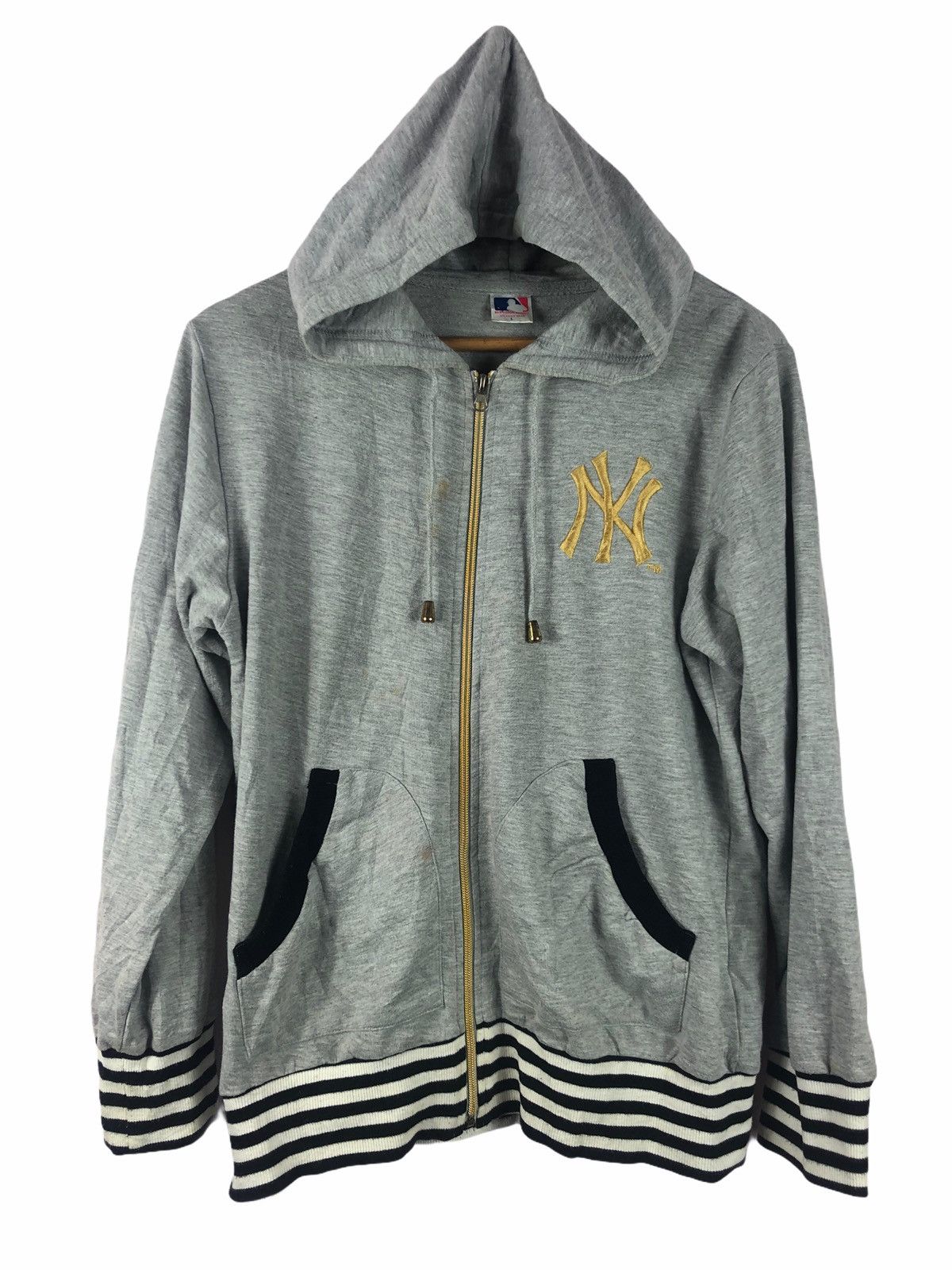 VINTAGE NEW YORK BASEBALL MAJOR LEAGUE HOODIE SWEATSHIRT