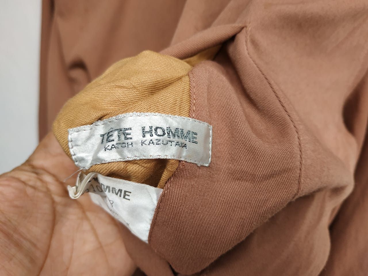 Issey Miyake Fit S to M, 90'S Tete Homme Reversible Velvet Jacket Size US M / EU 48-50 / 2 - 17 Thumbnail