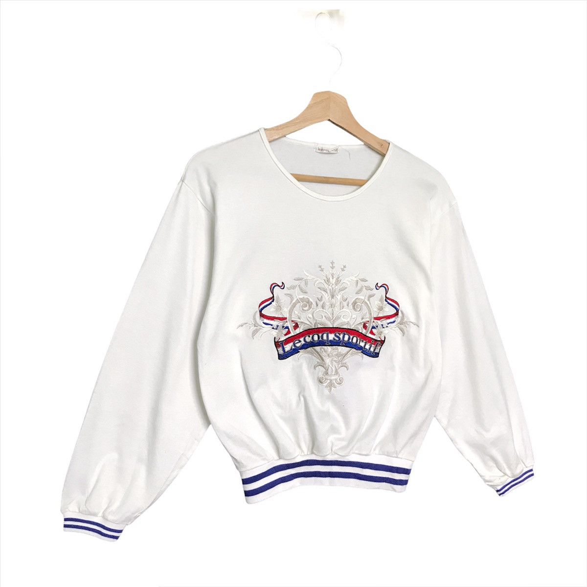 Le Coq Sportif × Vintage Vintage 90’s Le Coq Sportif Crewneck Sweatshirt Size S Size S / US 4 / IT 40 - 2 Thumbnail