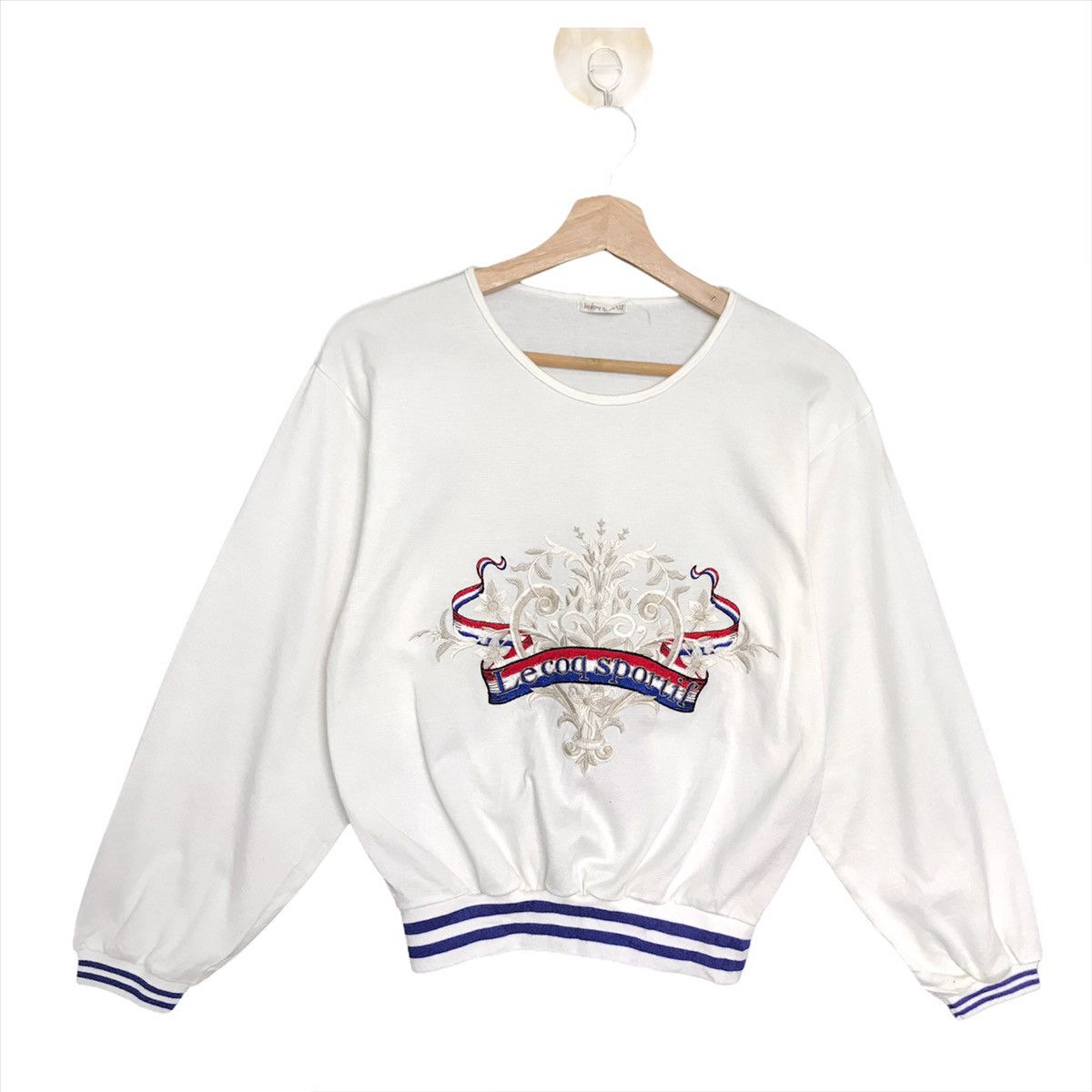 Le Coq Sportif × Vintage Vintage 90’s Le Coq Sportif Crewneck Sweatshirt Size S Size S / US 4 / IT 40 - 1 Thumbnail